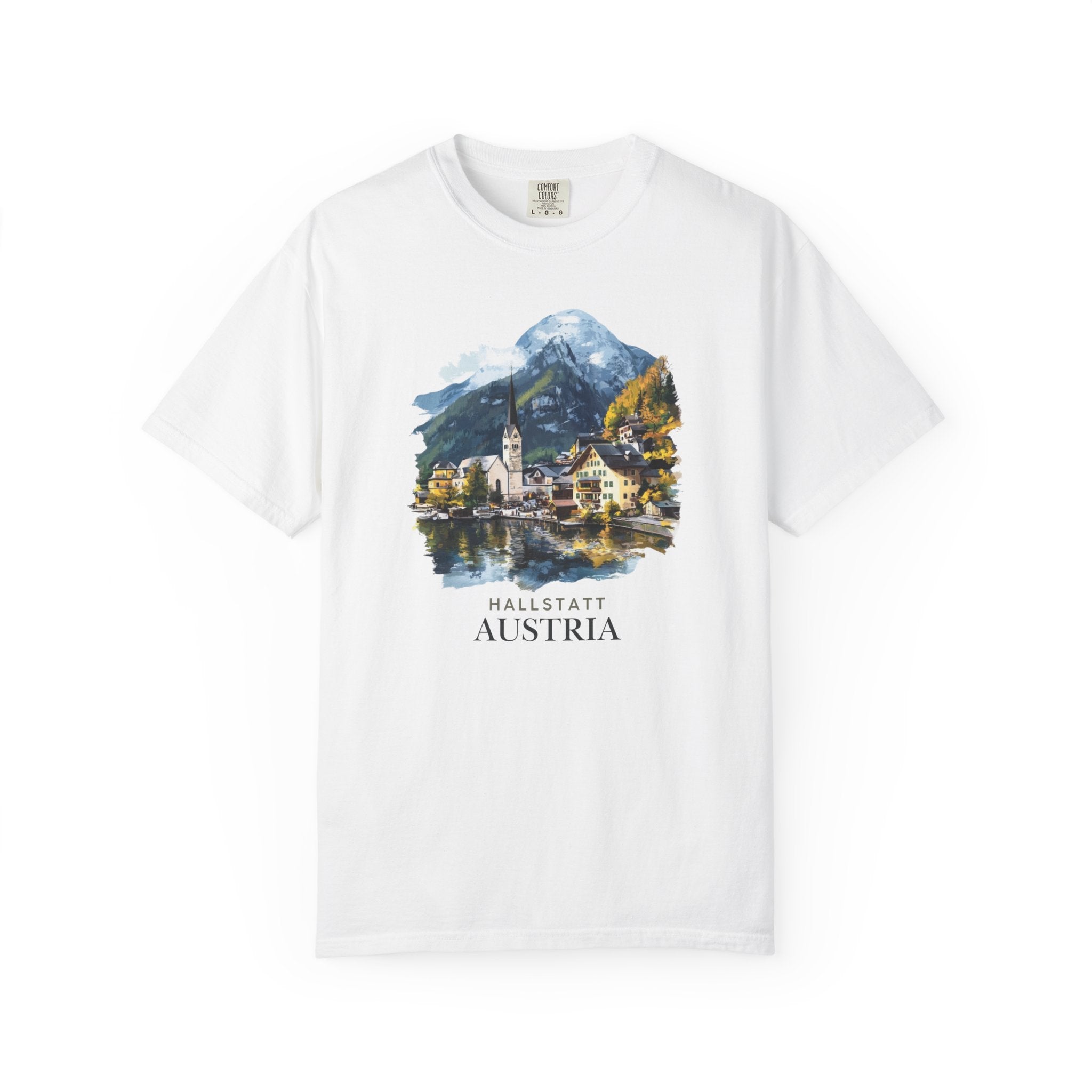 Hallstatt Austria Waterfront Alpine Village Tee