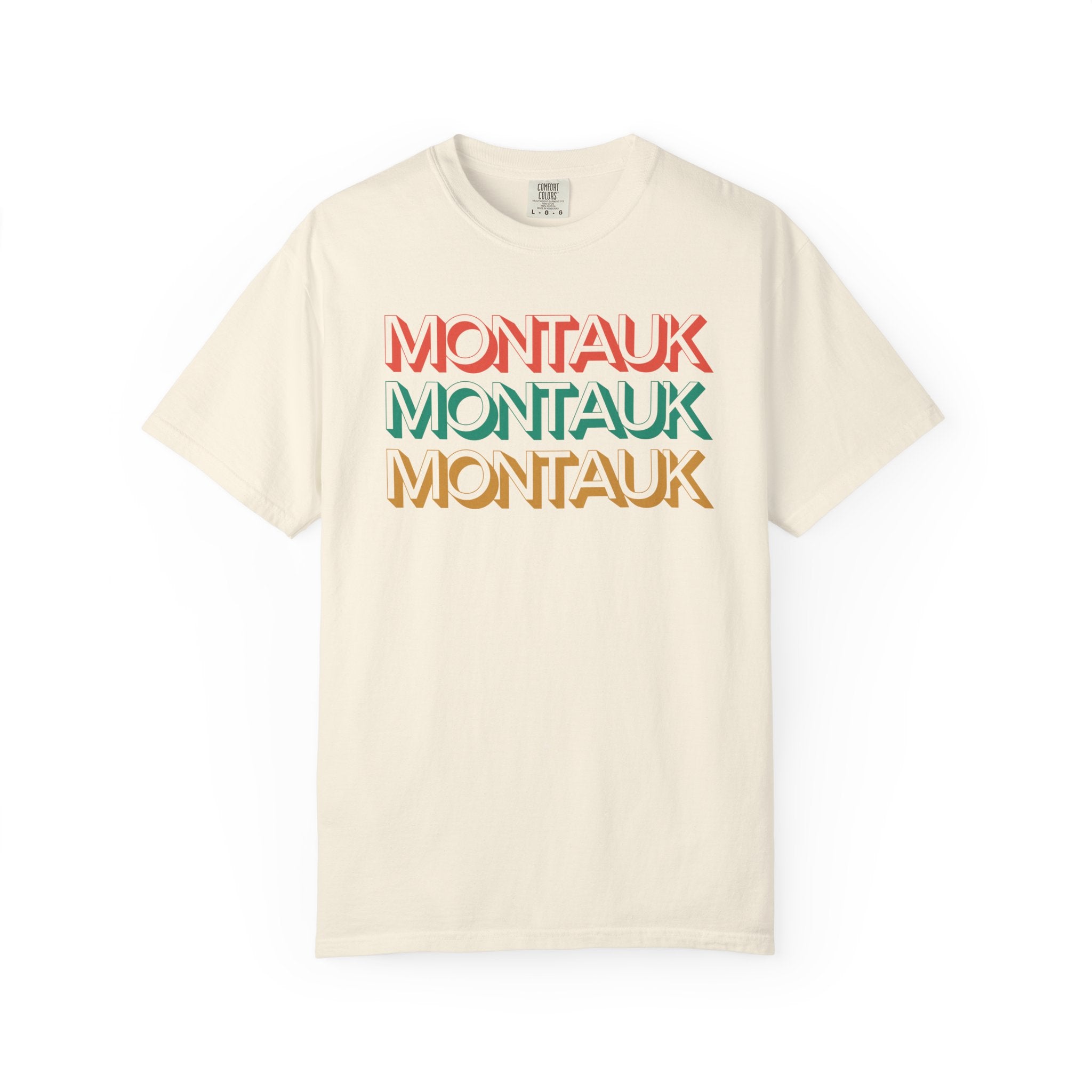 Montauk New York Retro Beach Surf Tee