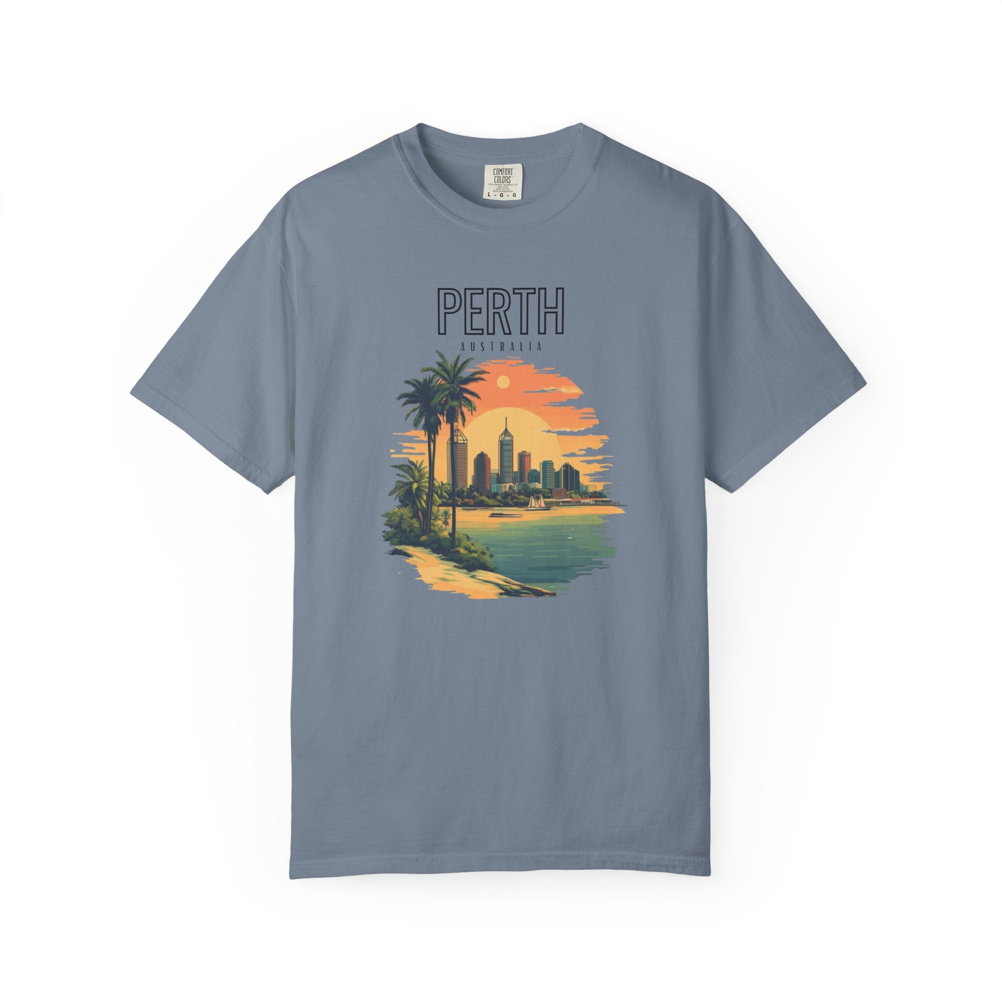 Perth Australia Beach Cityscape Coastal Tee