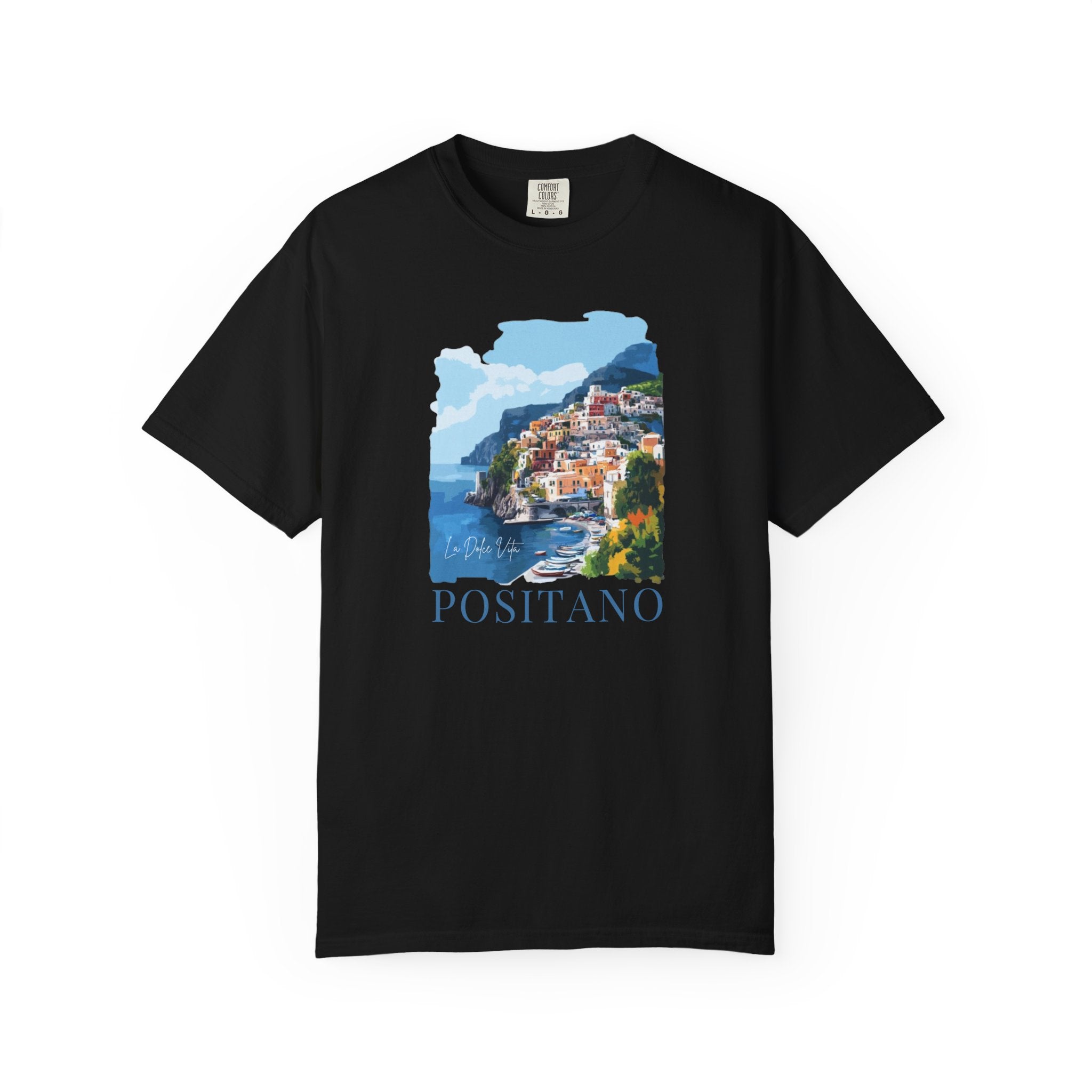 Positano Italy Amalfi Coast Cliffside Tee