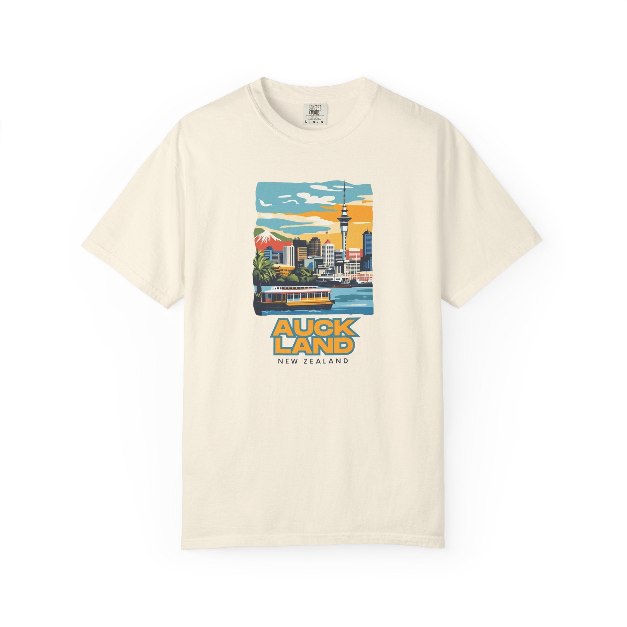 Auckland New Zealand City Skyline Graphic Tee
