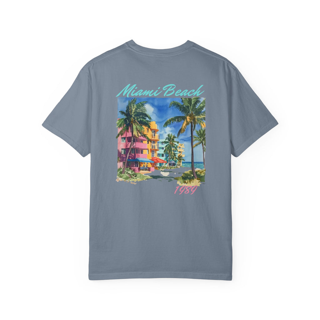 Miami Beach Art Deco 80s Retro Tee
