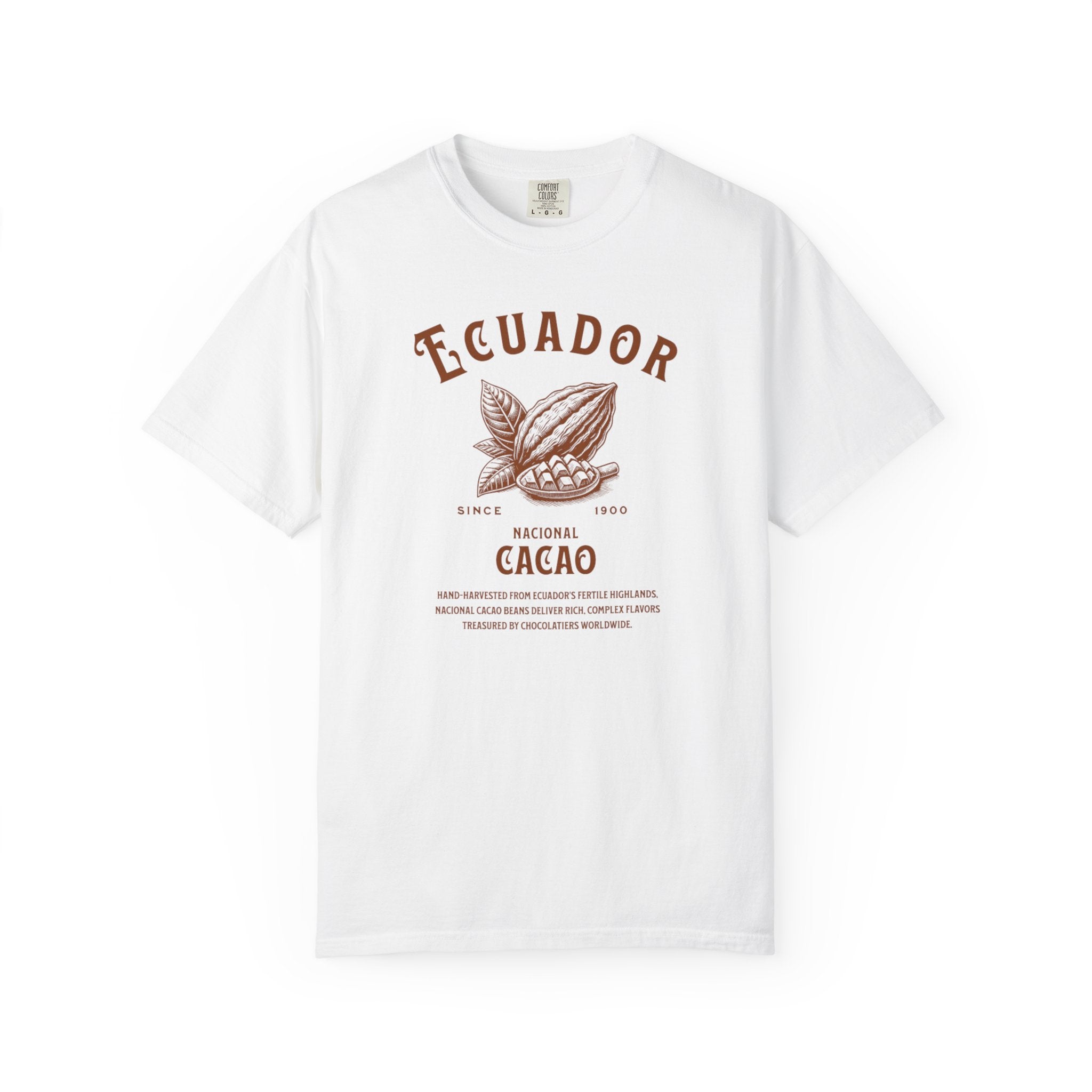 Ecuador Nacional Cacao Vintage Travel Tee