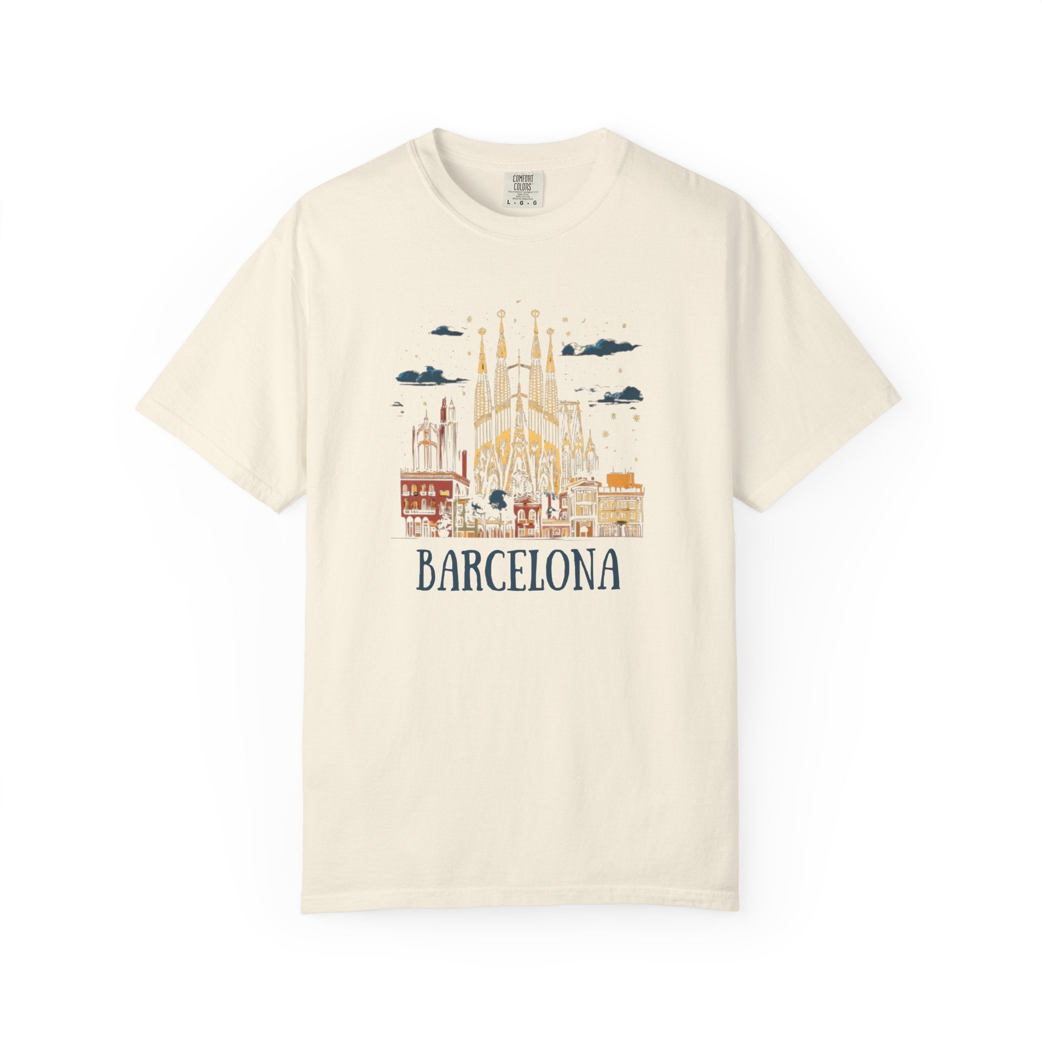 Barcelona Sagrada Familia Line Art Street Tee