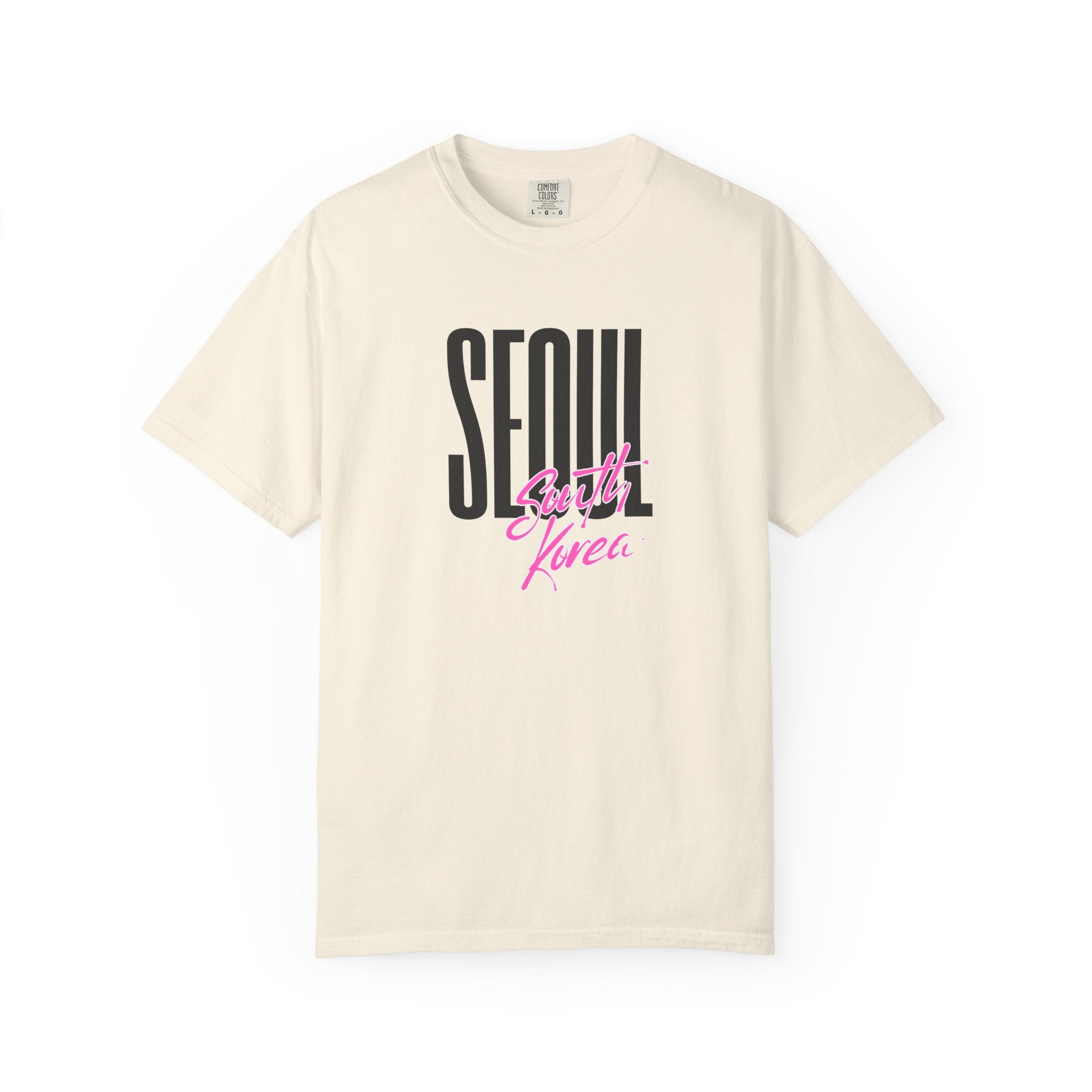Seoul South Korea Bold Modern Typography Tee