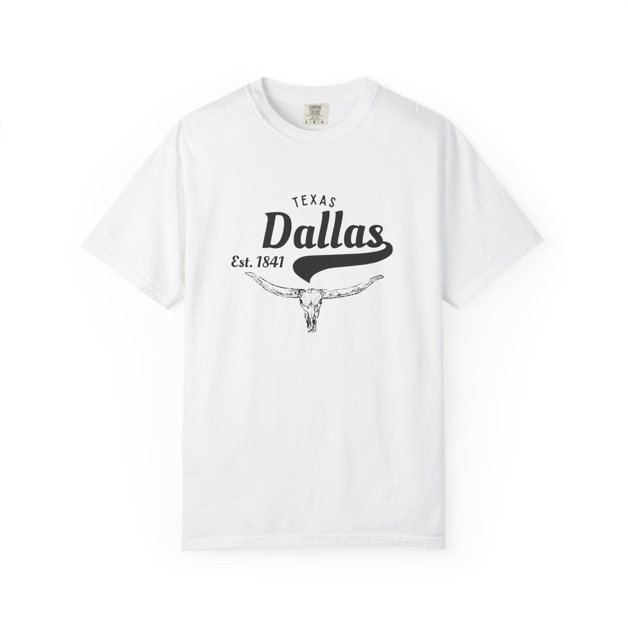 Dallas Texas Longhorn Minimalist Cowboy Tee