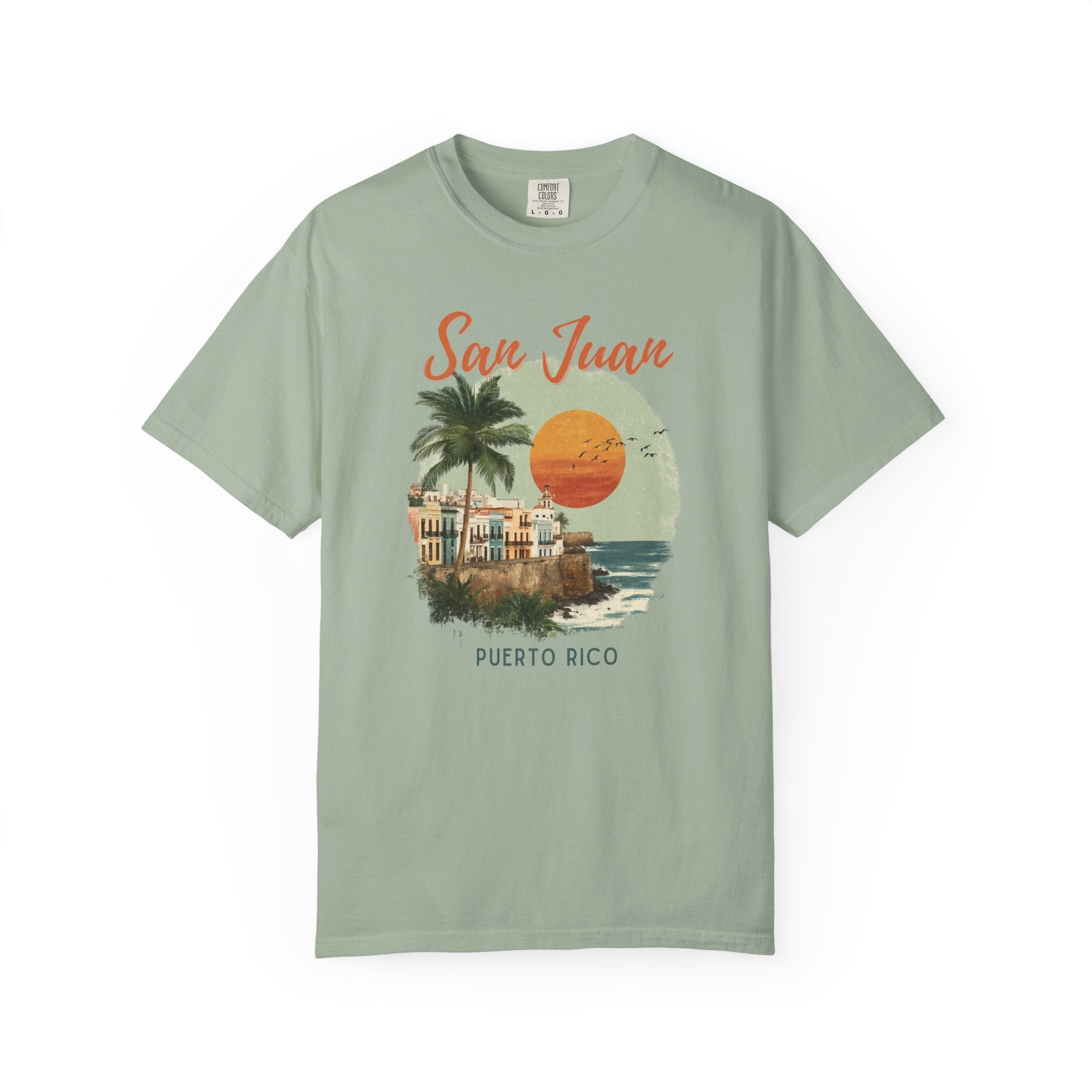San Juan Puerto Rico Cliffside Beach Tee