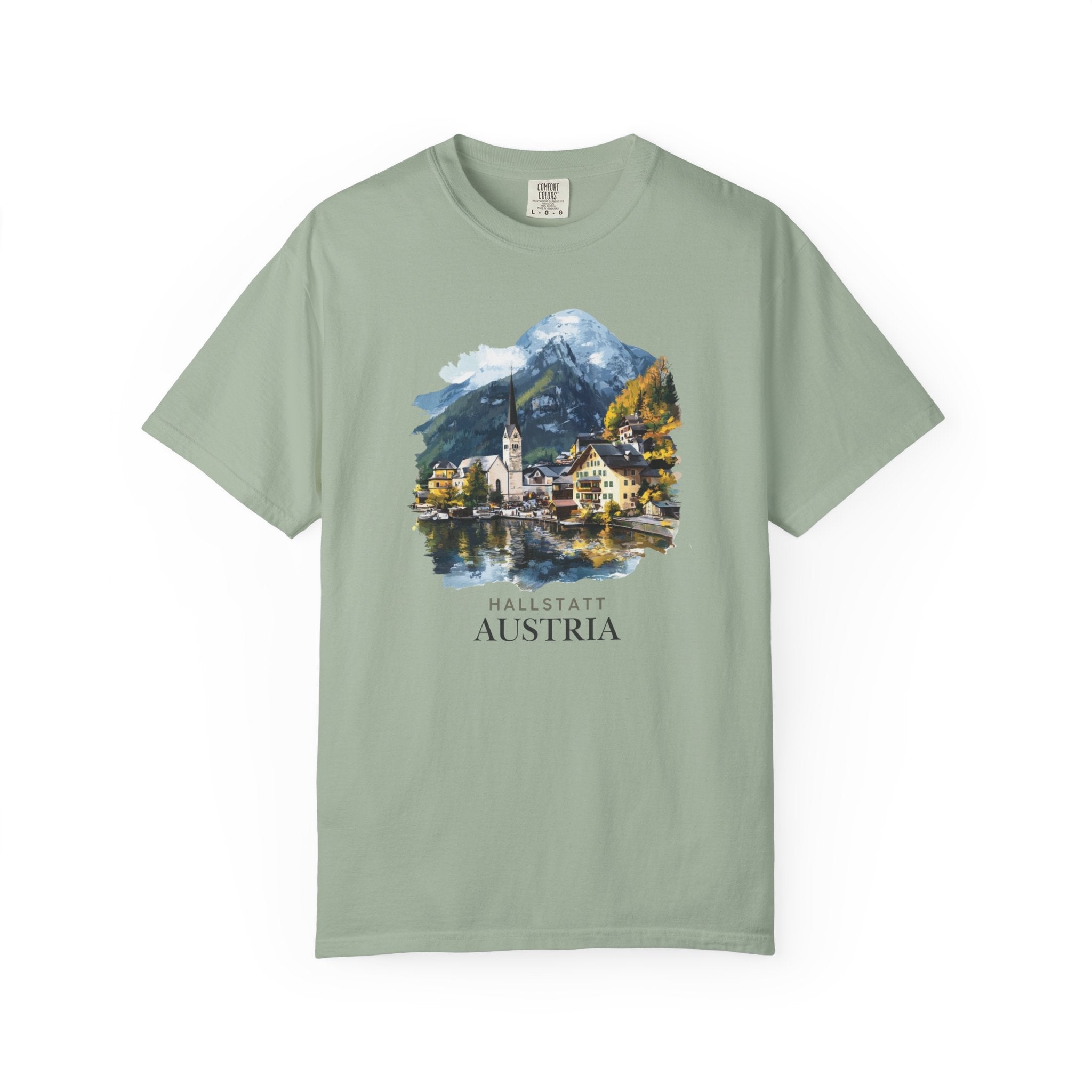 Hallstatt Austria Waterfront Alpine Village Tee
