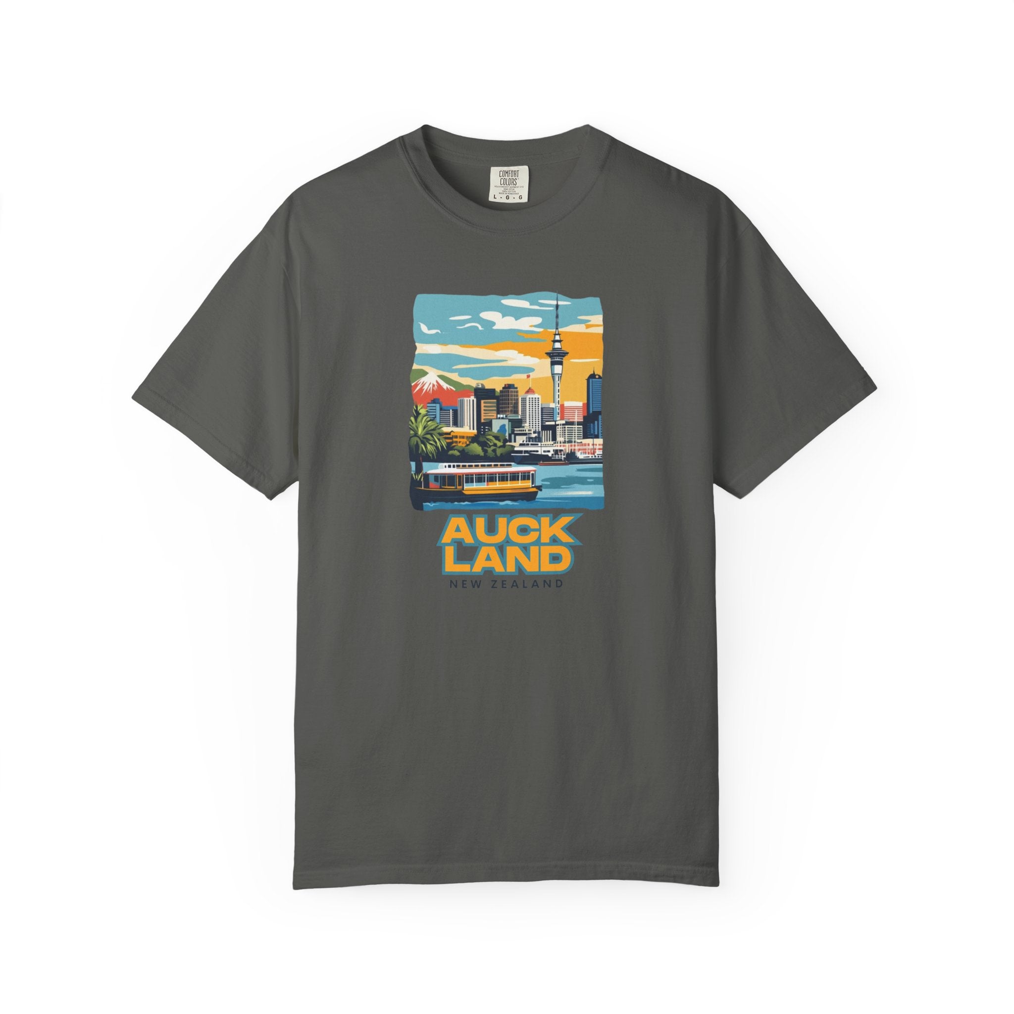 Auckland New Zealand City Skyline Graphic Tee