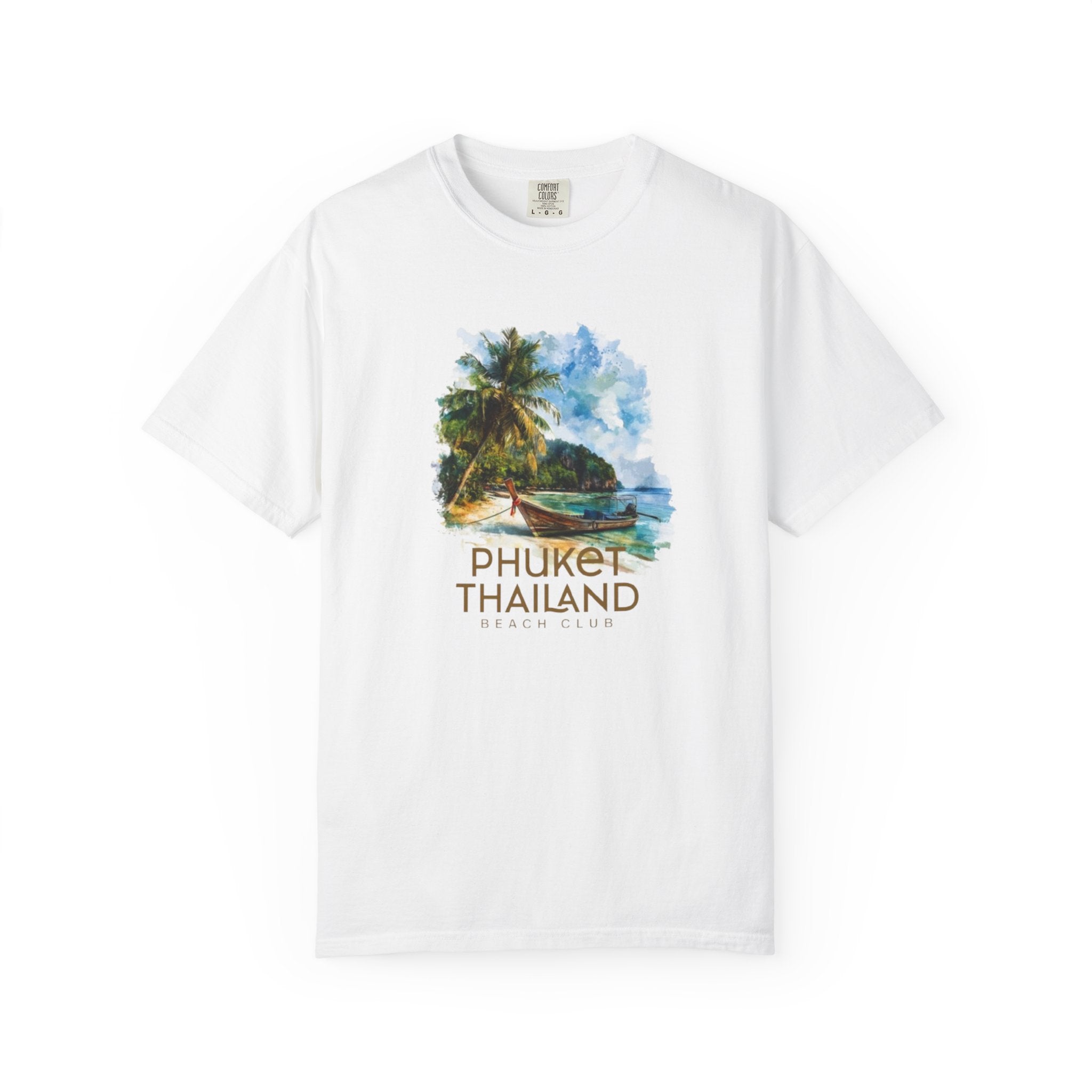 Phuket Thailand Watercolor Beach Island Tee