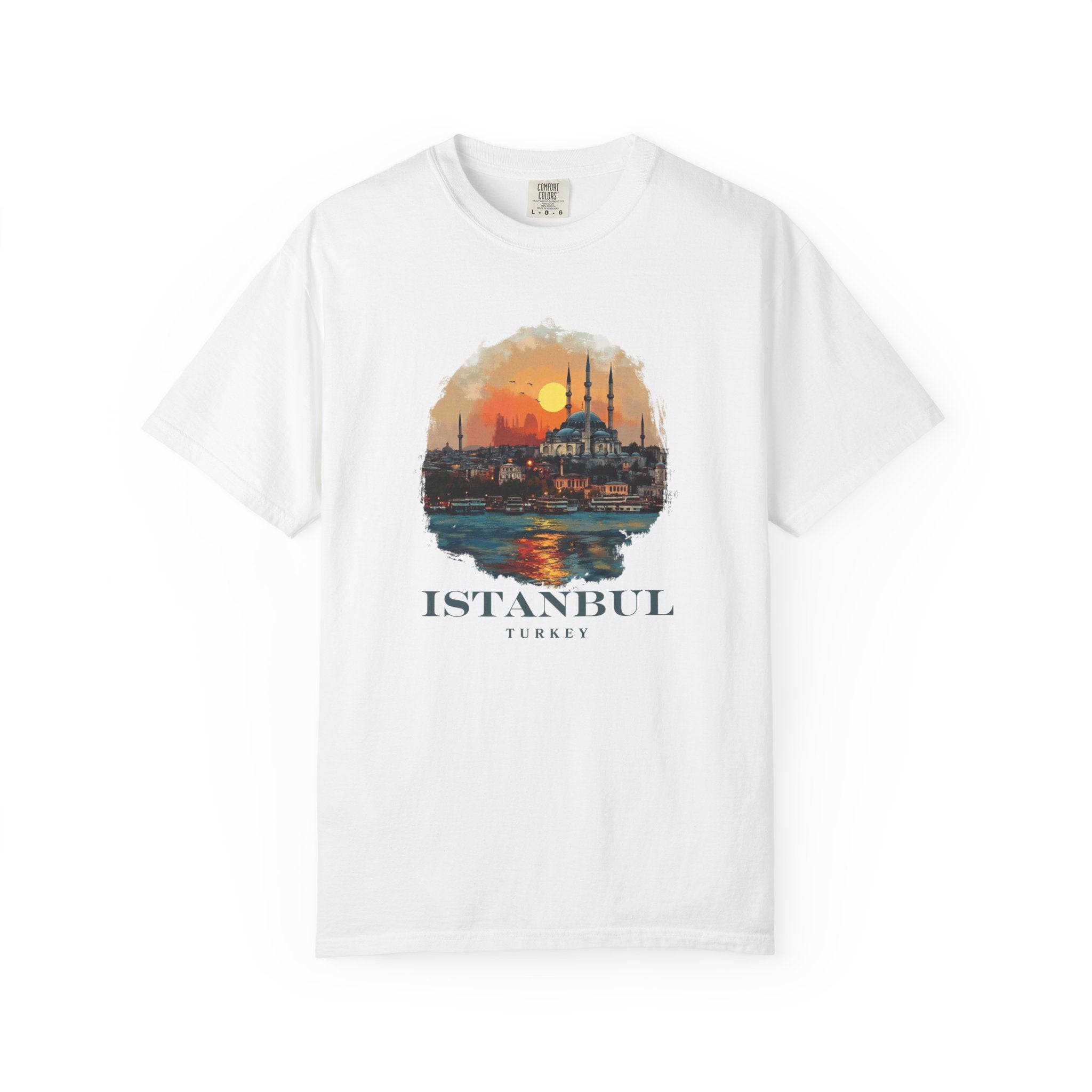 Istanbul Turkey Bosphorus Cityscape Water Tee
