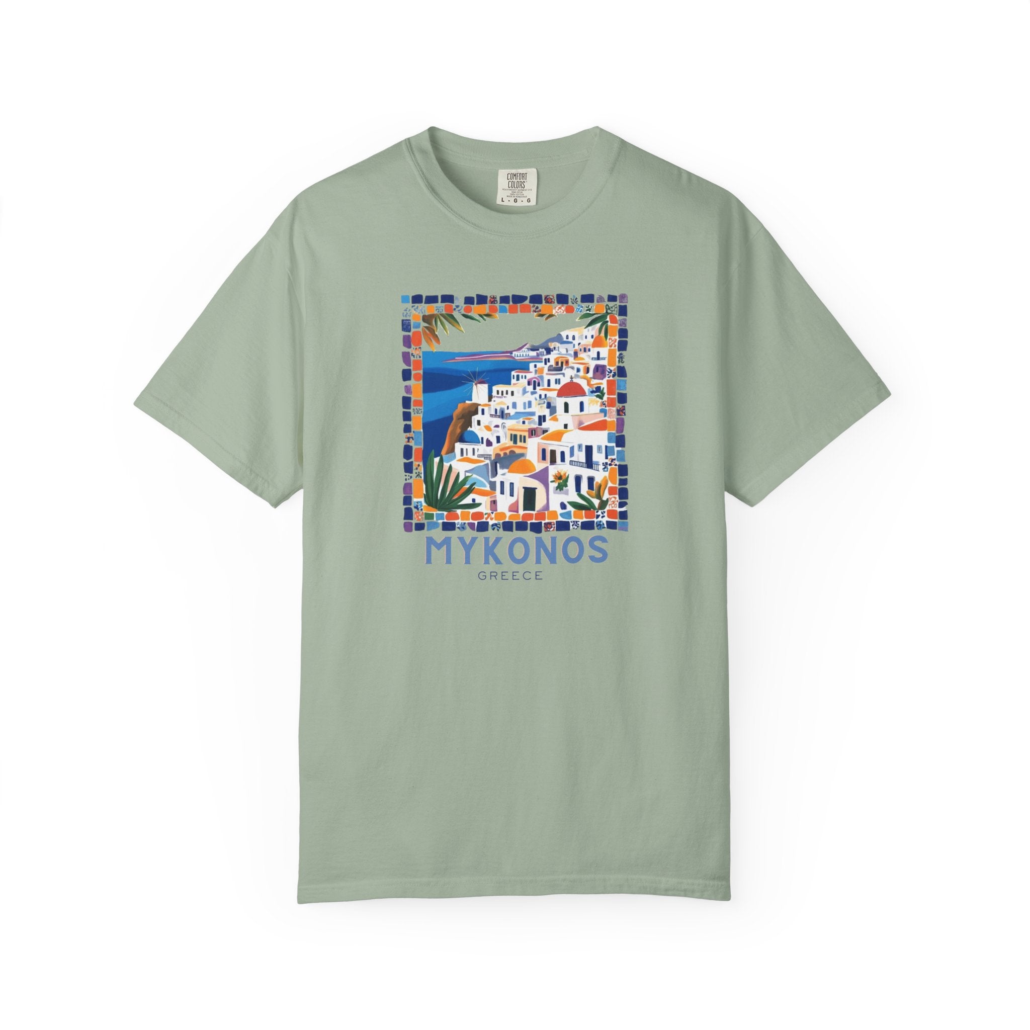 Mykonos Greece Windmills Island Travel Tee