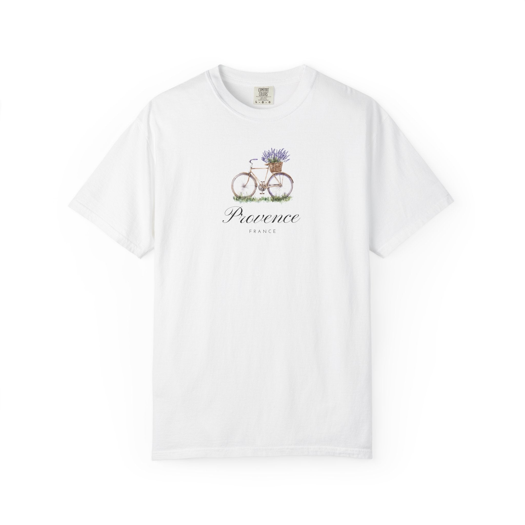 Provence France Lavender Bicycle Countryside Tee
