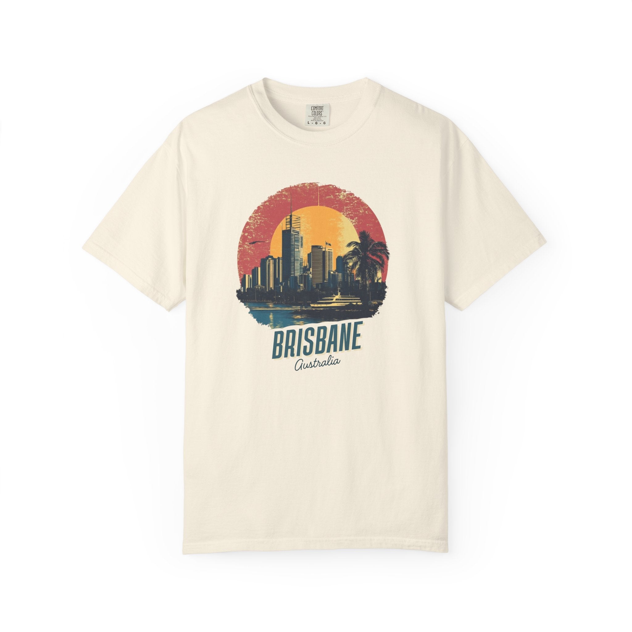 Brisbane Australia Cityscape Retro Travel Tee