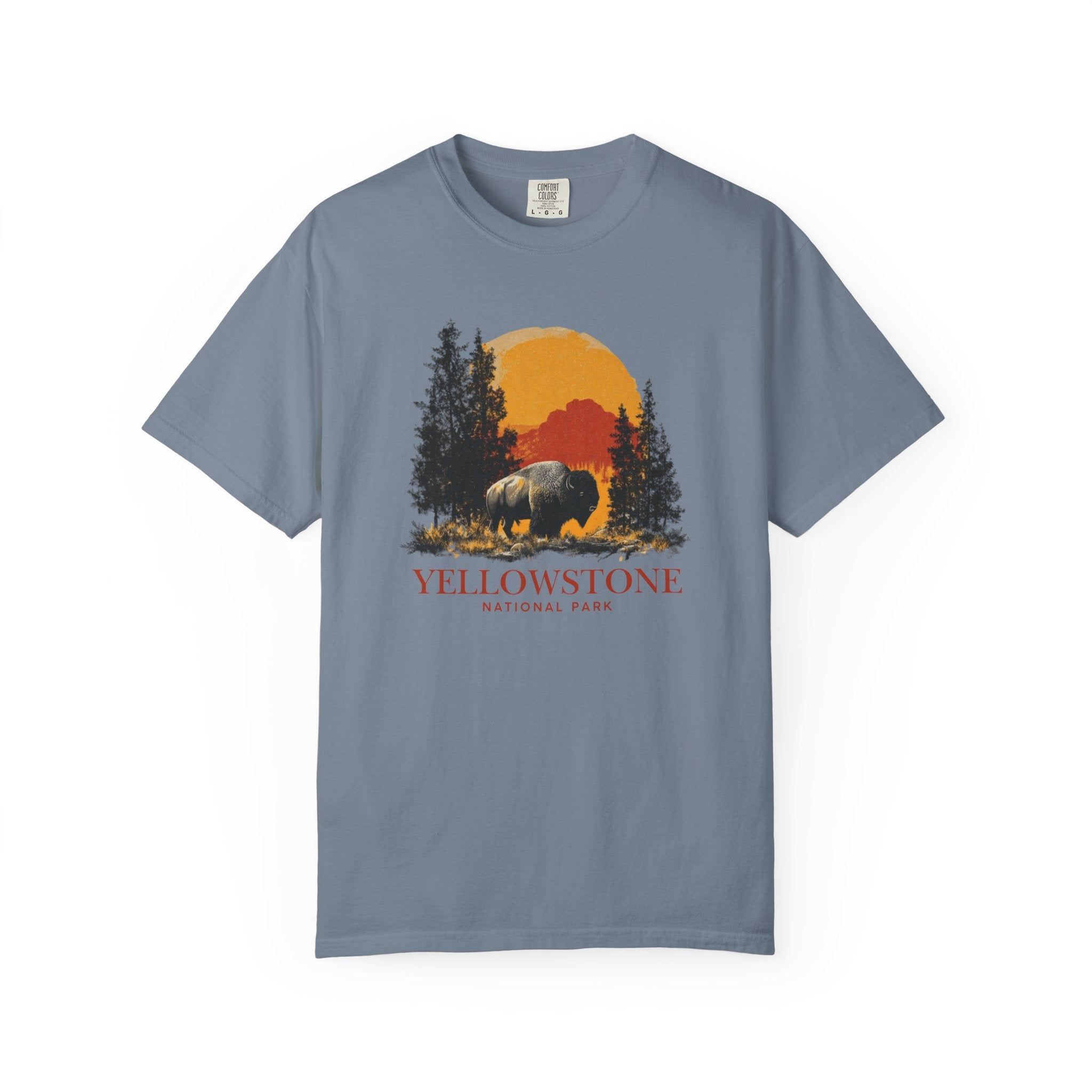 Yellowstone Bison Wildlife National Park Tee