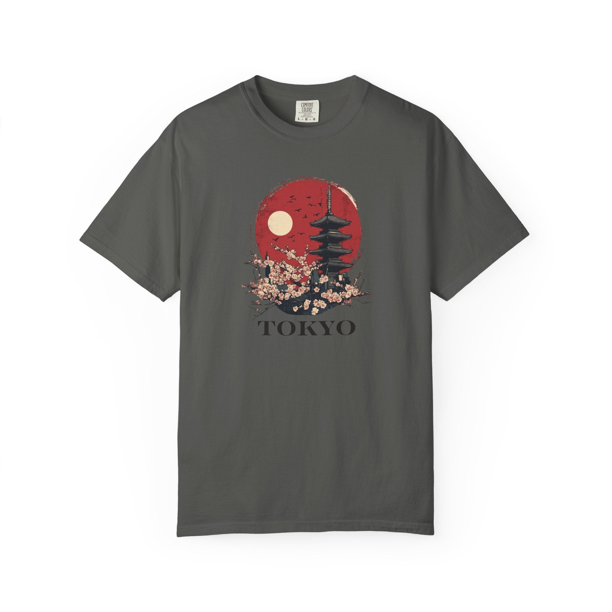 Tokyo Japan Cherry Blossom Temple Spring Tee