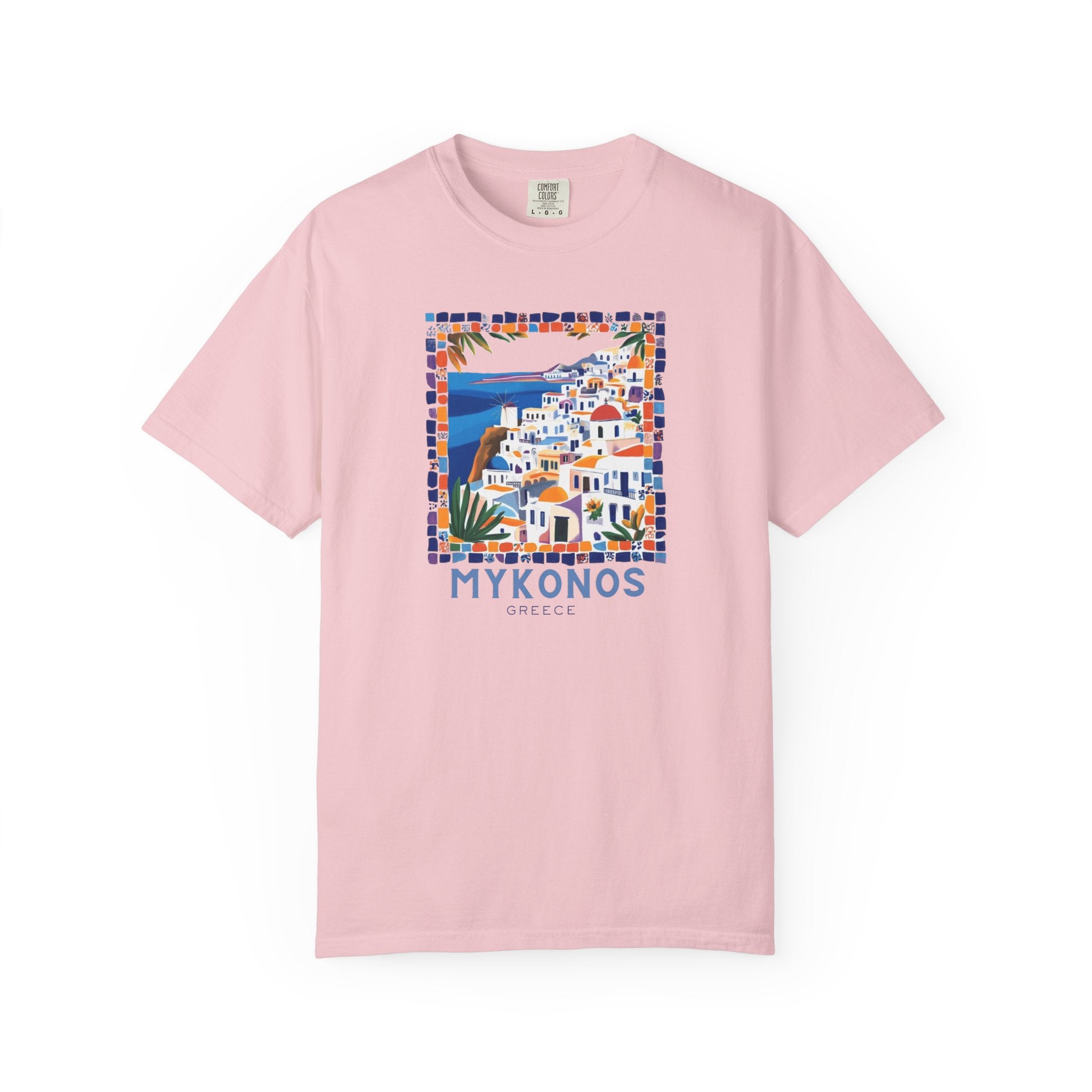 Mykonos Greece Windmills Island Travel Tee