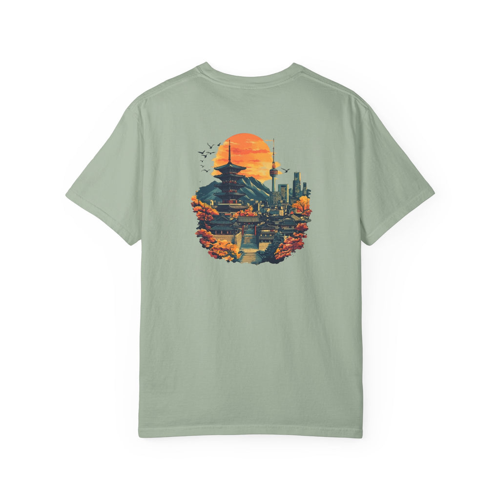 Seoul South Korea Cityscape Temple Travel Tee