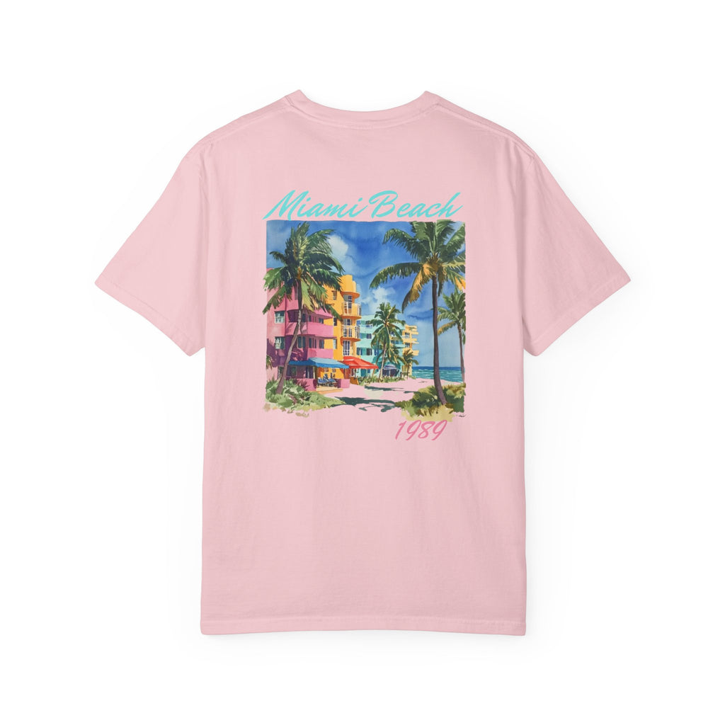 Miami Beach Art Deco 80s Retro Tee