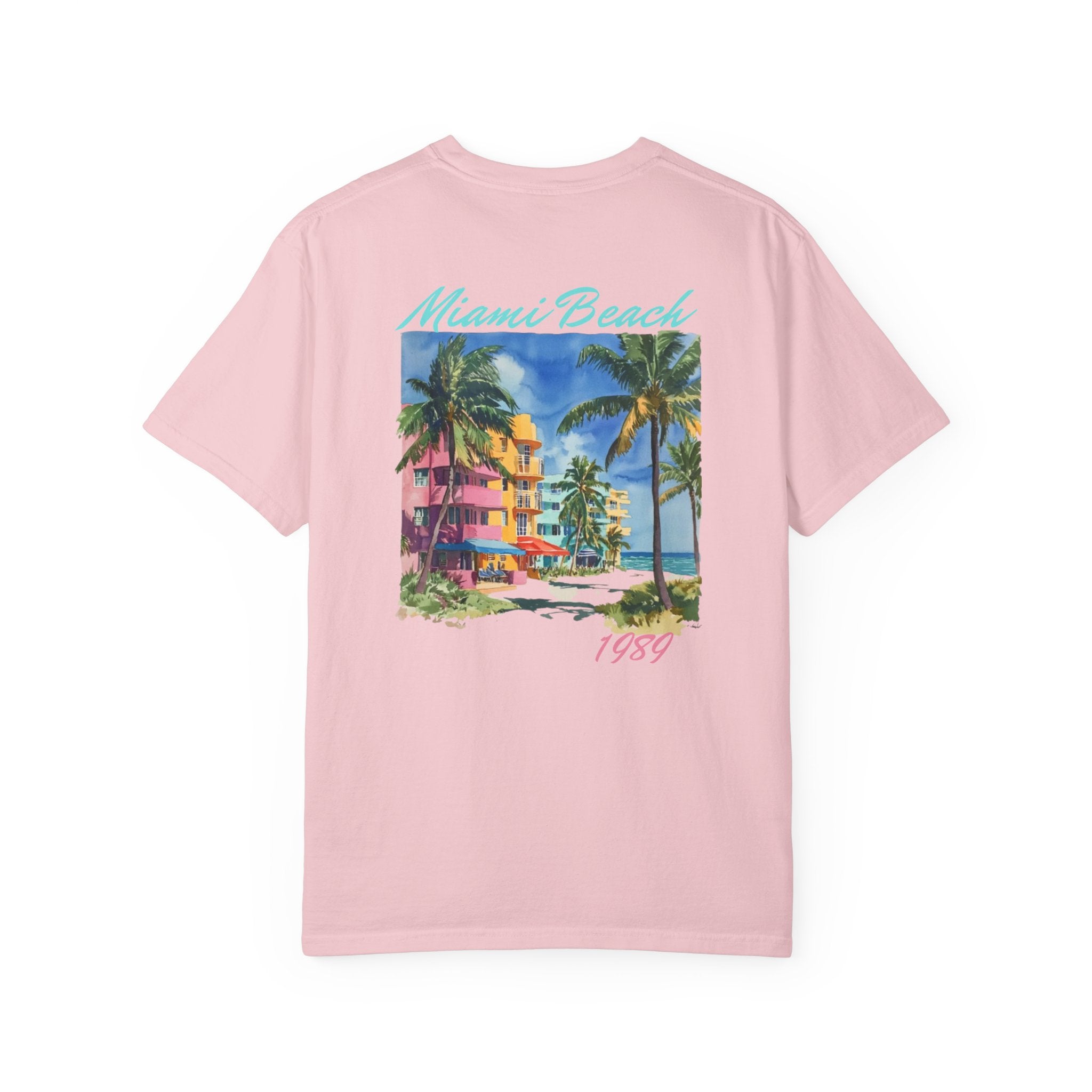 Miami Beach Art Deco 80s Retro Tee