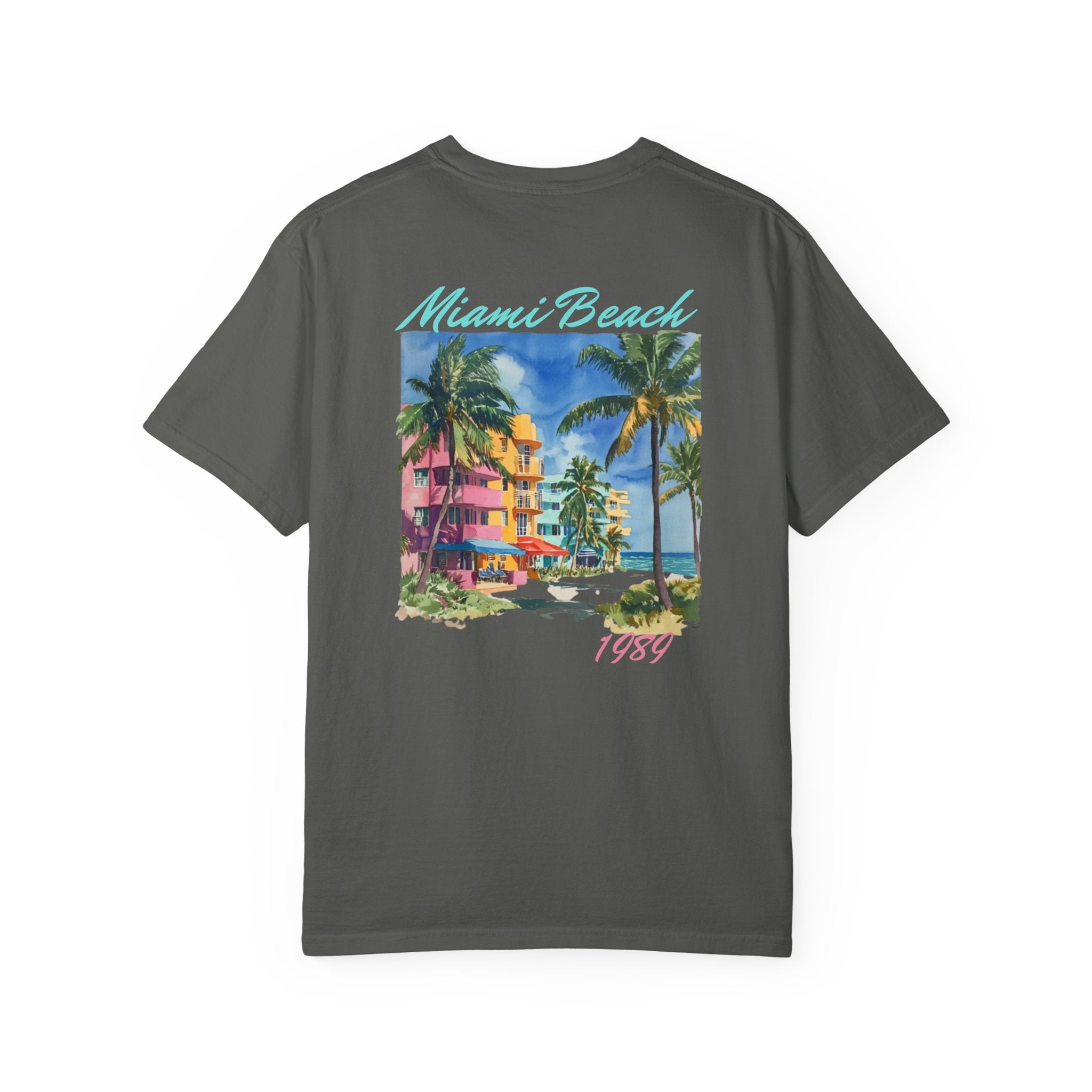 Miami Beach Art Deco 80s Retro Tee