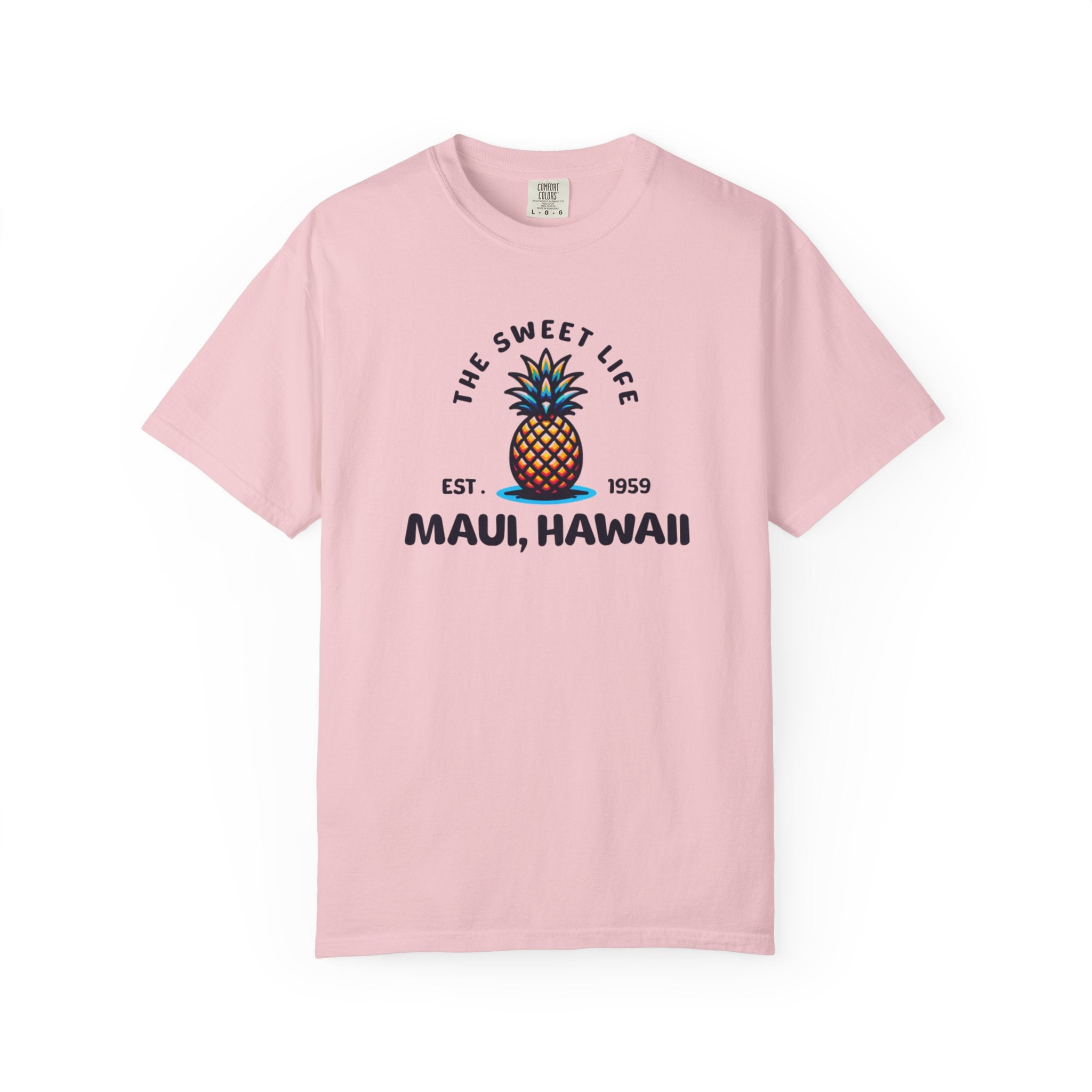 Maui Hawaii The Sweet Life Pineapple Tropical Tee