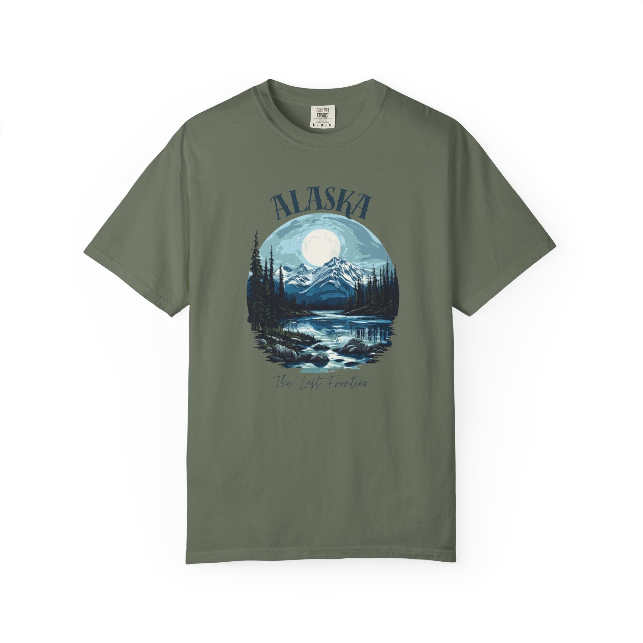 Alaska Last Frontier Mountain Wilderness Tee