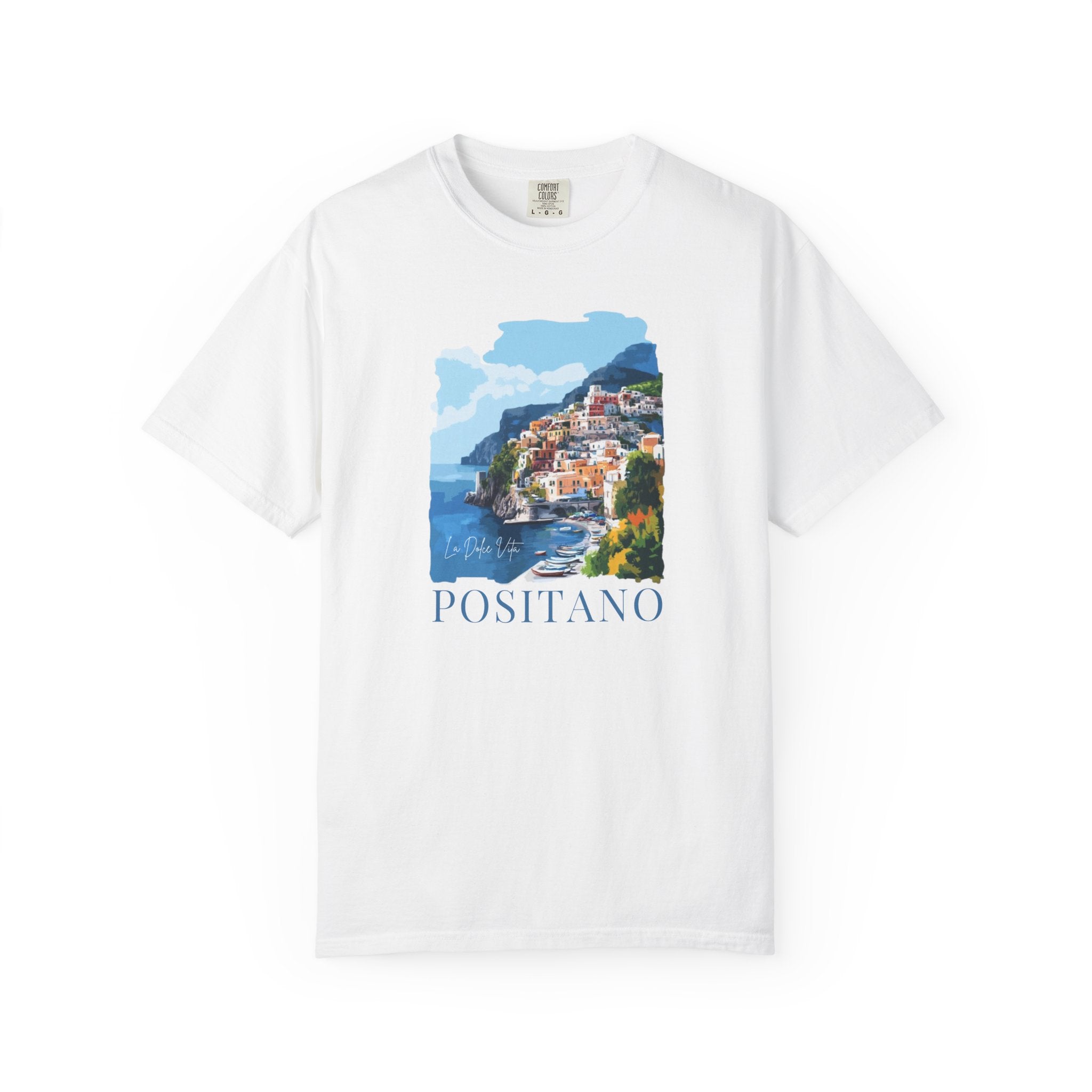 Positano Italy Amalfi Coast Cliffside Tee