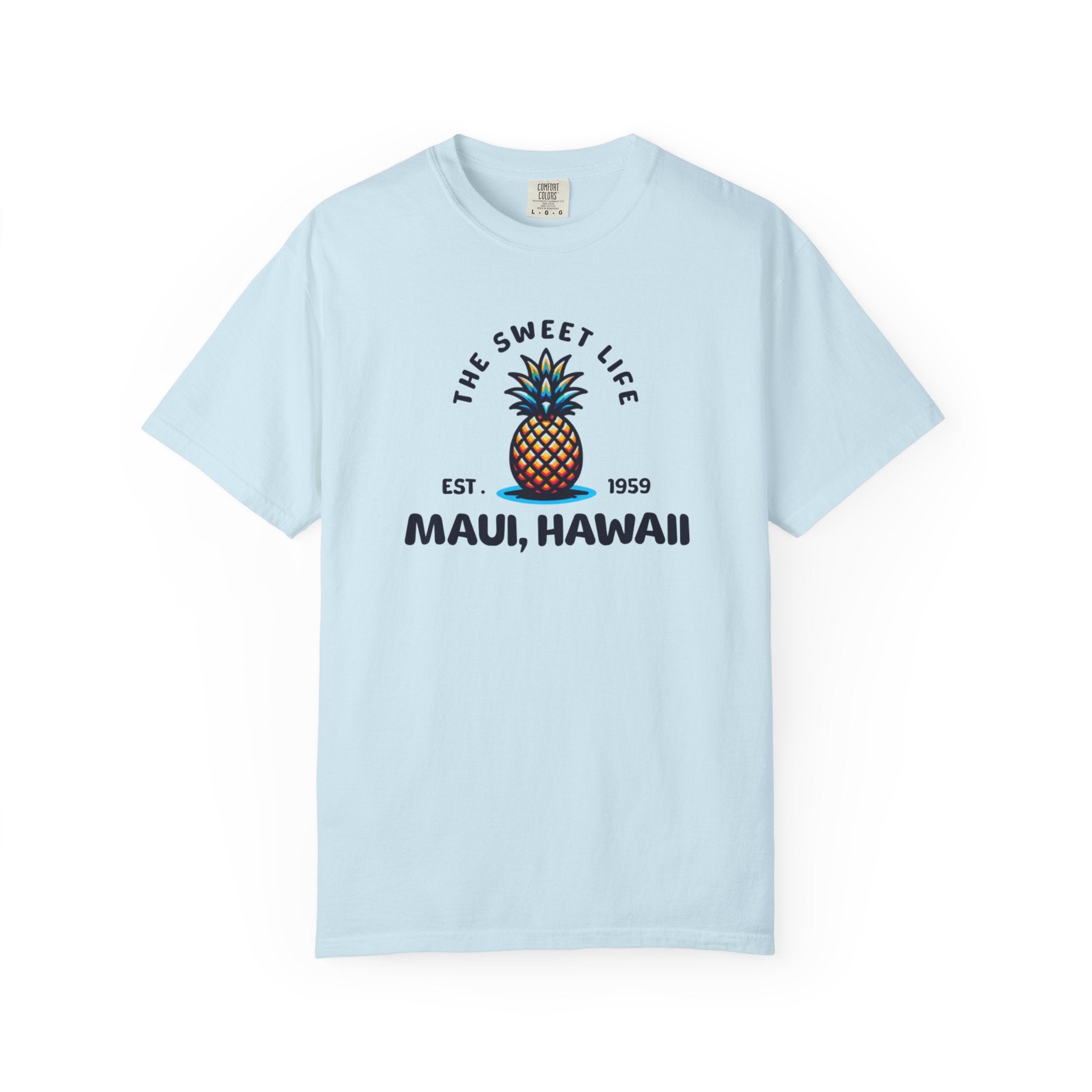 Maui Hawaii The Sweet Life Pineapple Tropical Tee