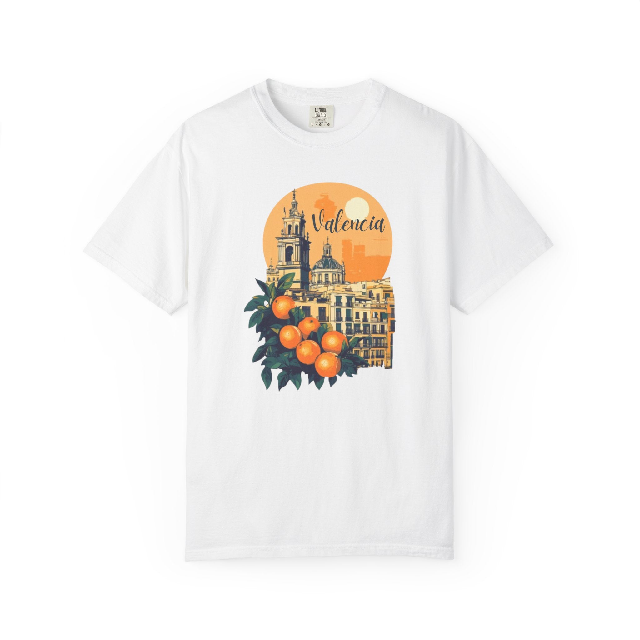 Valencia Spain Architecture Oranges City Tee