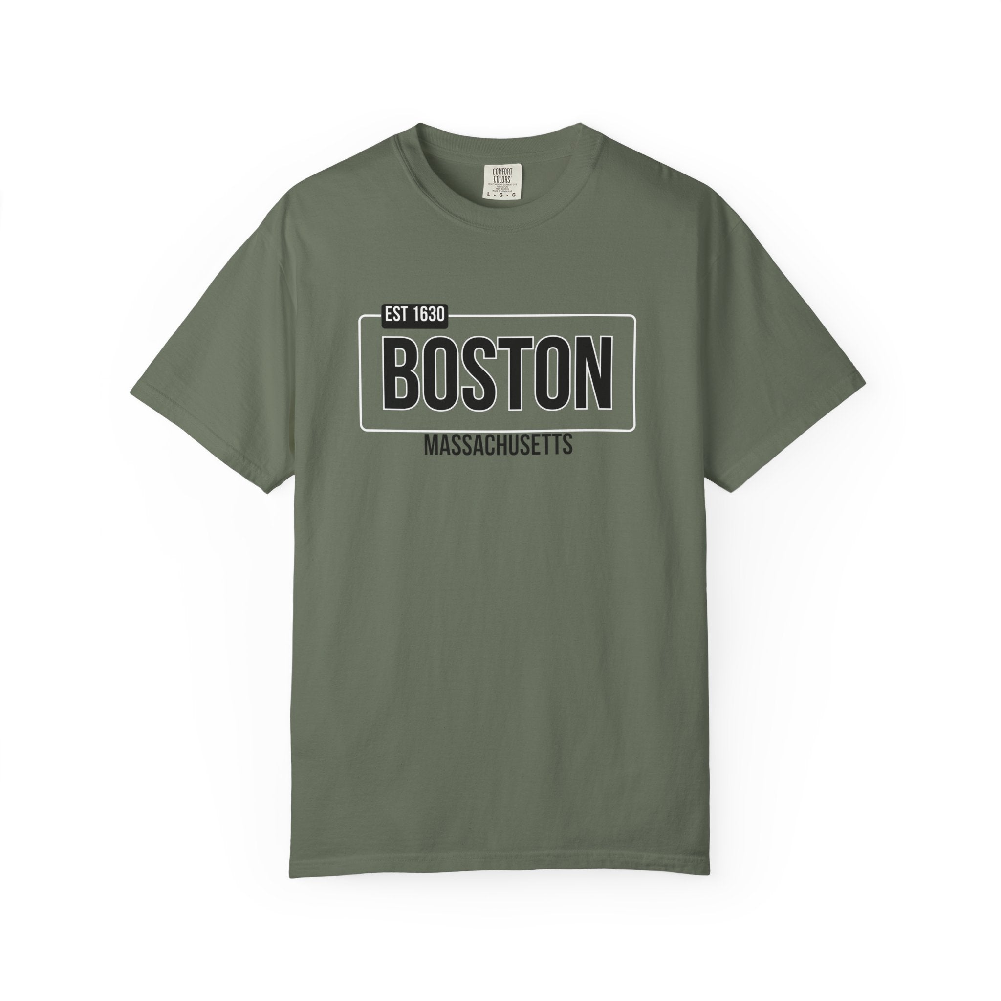 Boston Bold Logo Historic City Travel Tee