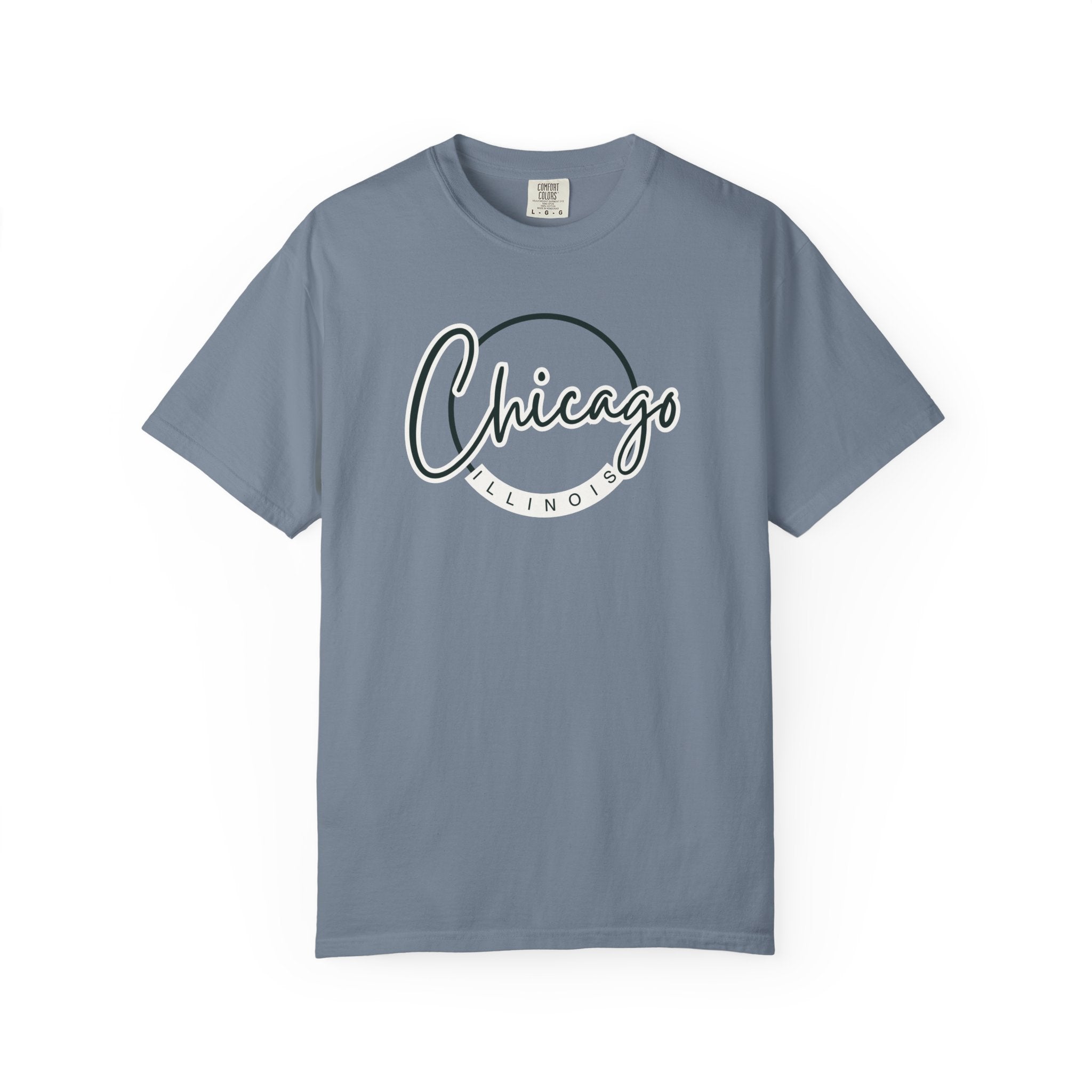 Chicago Minimalist Cursive Script Travel Tee