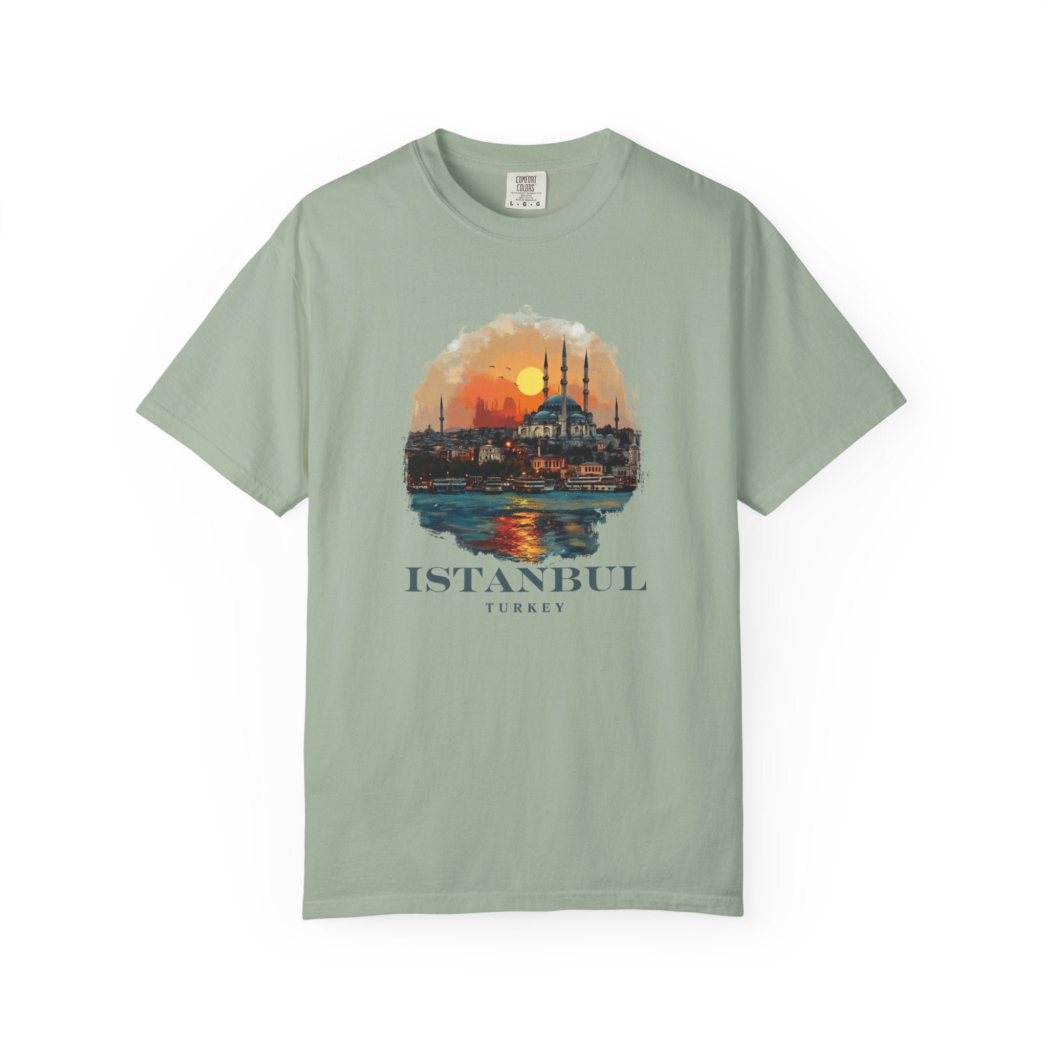 Istanbul Turkey Bosphorus Cityscape Water Tee