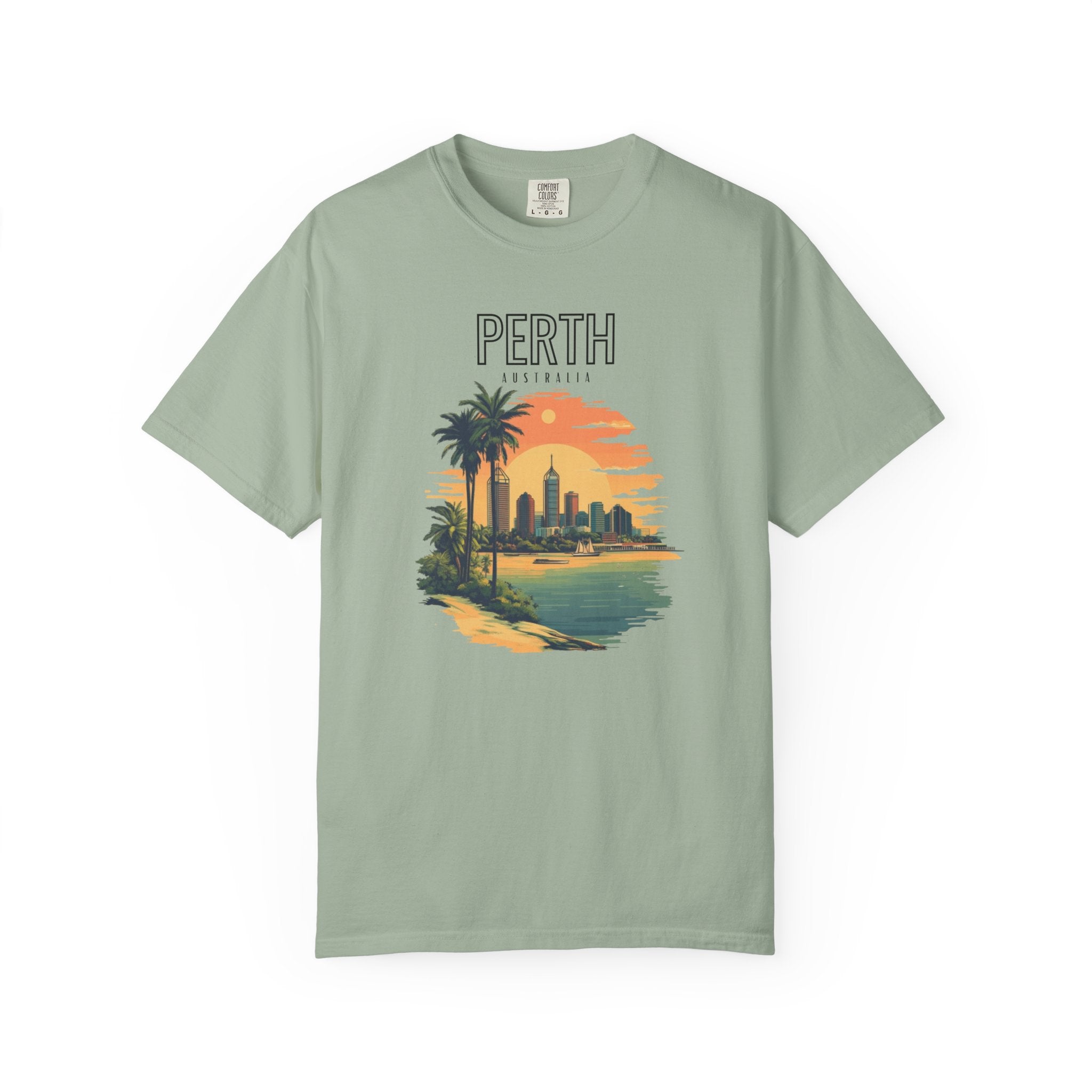 Perth Australia Beach Cityscape Coastal Tee