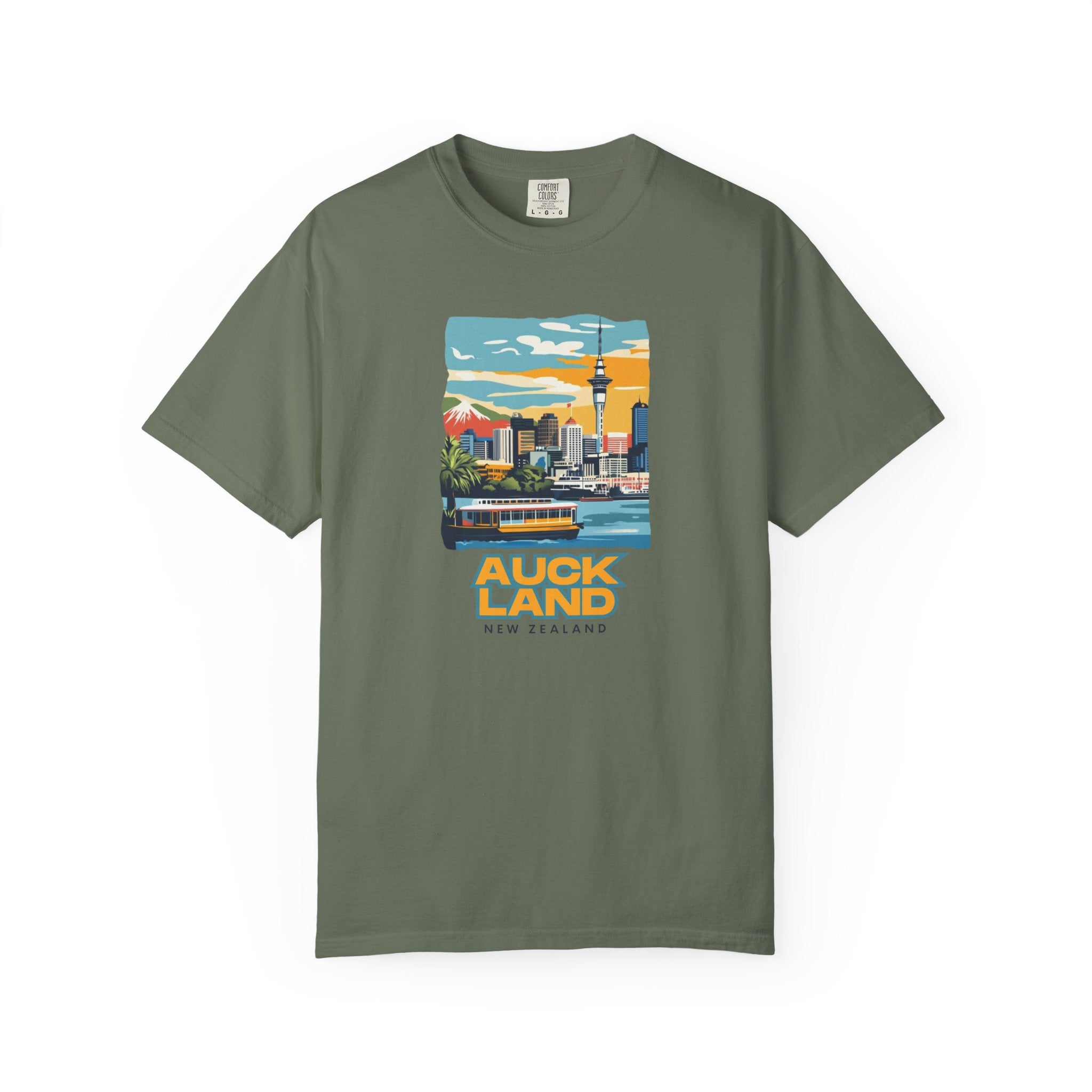Auckland New Zealand City Skyline Graphic Tee