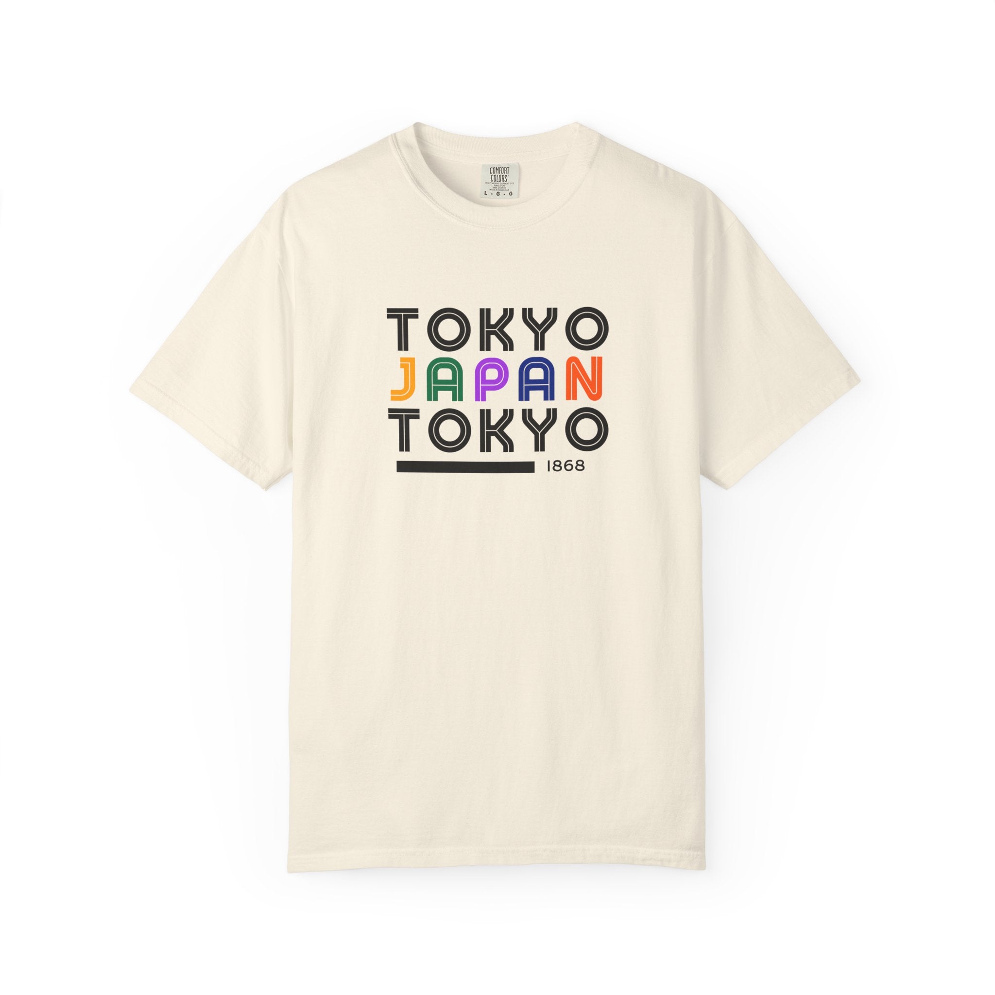 Tokyo Japan Bright Neon Colors Travel Tee