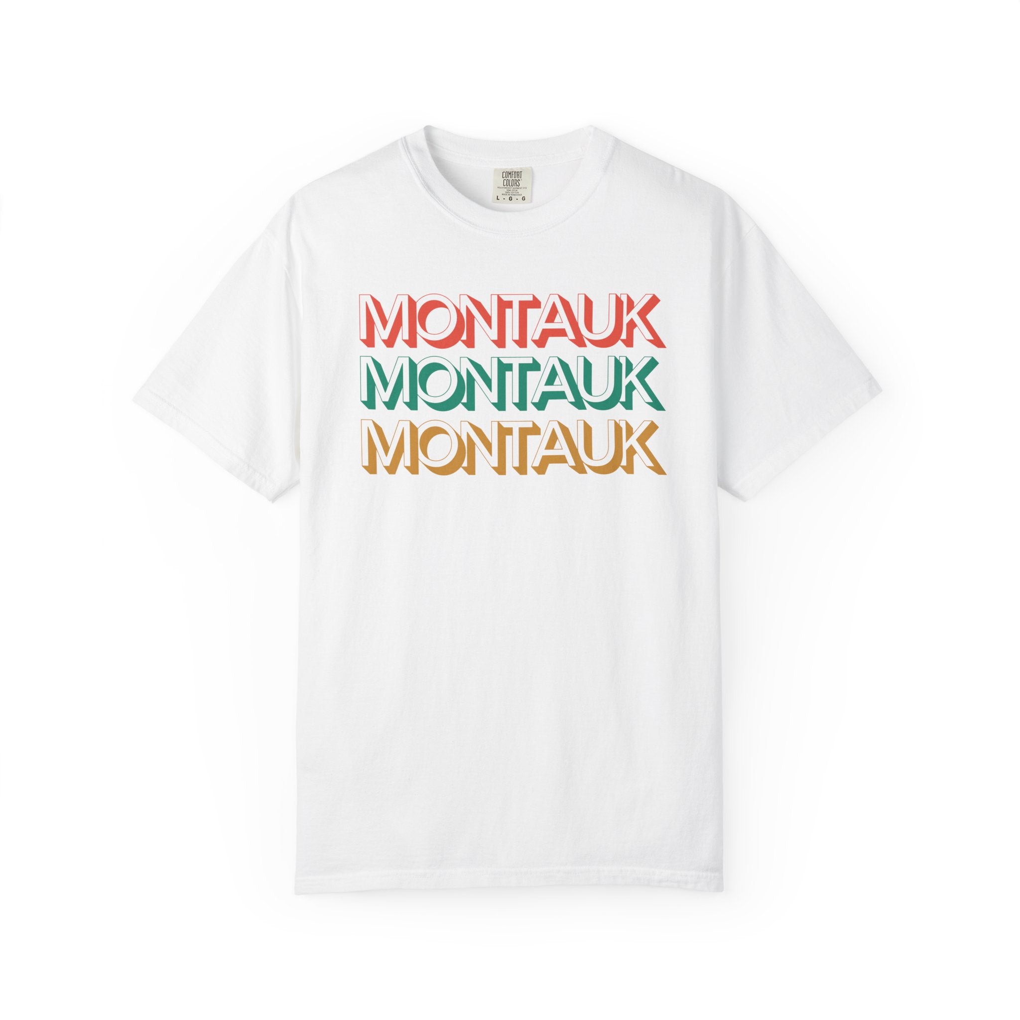 Montauk New York Retro Beach Surf Tee