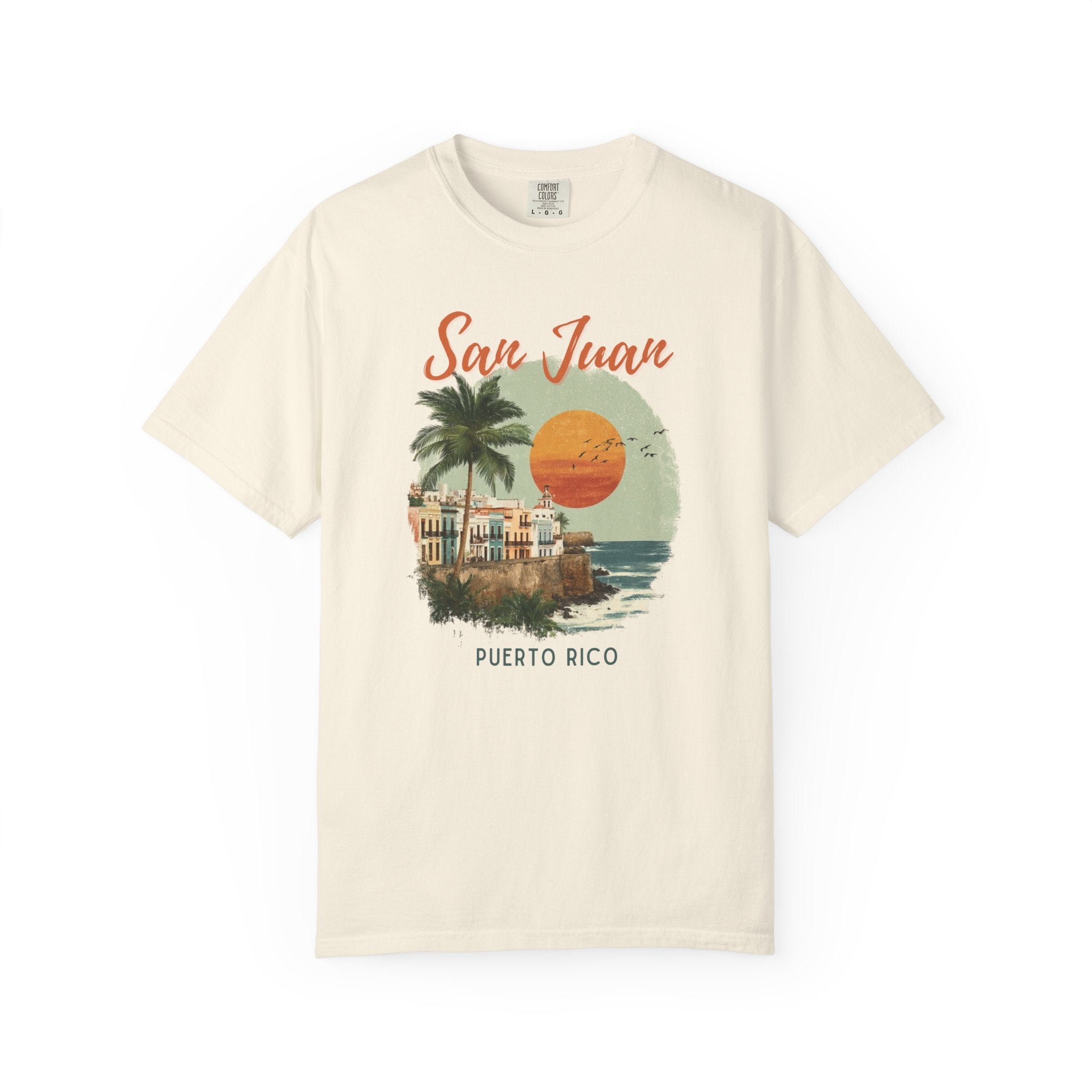 San Juan Puerto Rico Cliffside Beach Tee