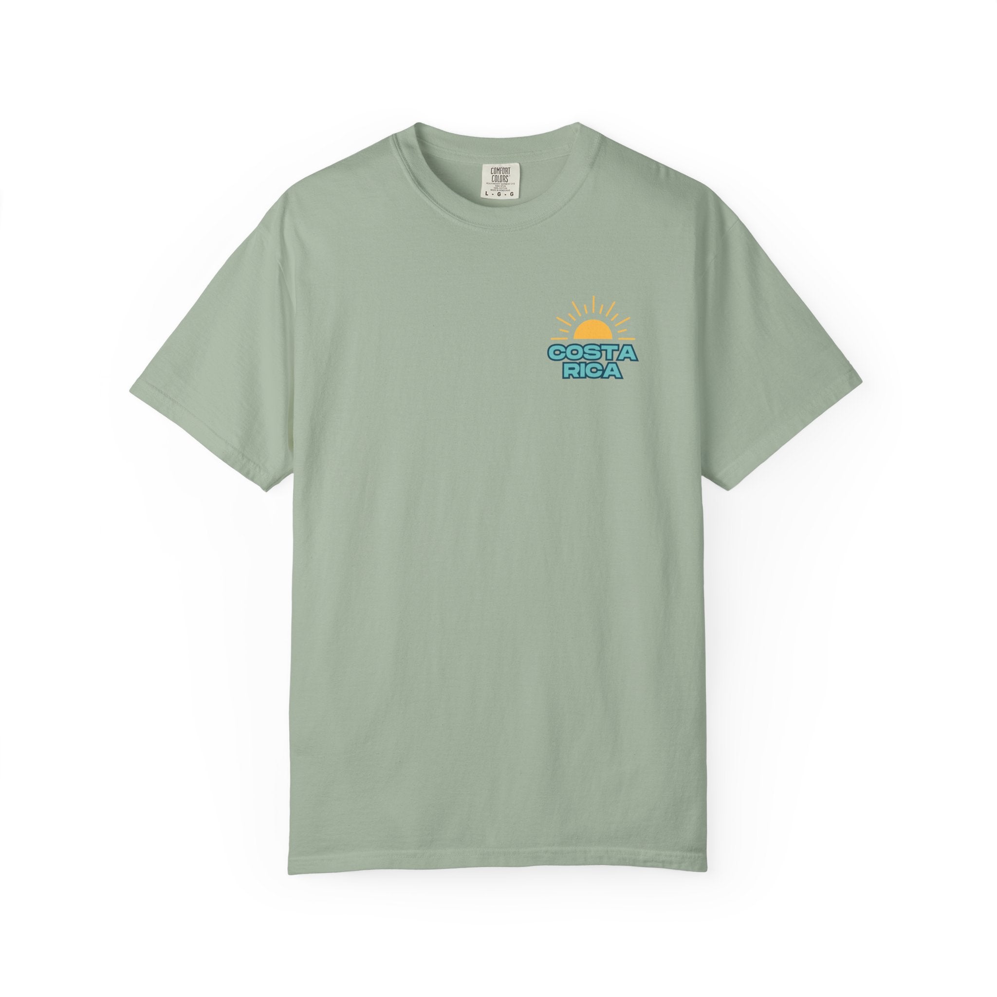 Costa Rica Volcano Jungle Macaw Graphic Tee