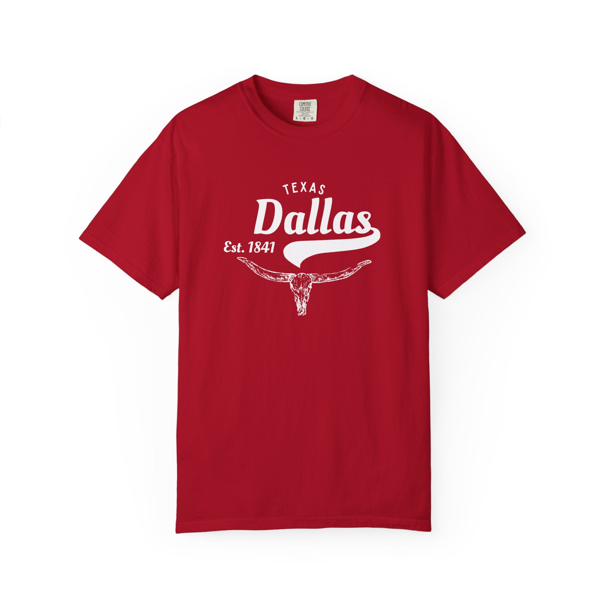 Dallas Texas Longhorn Minimalist Cowboy Tee