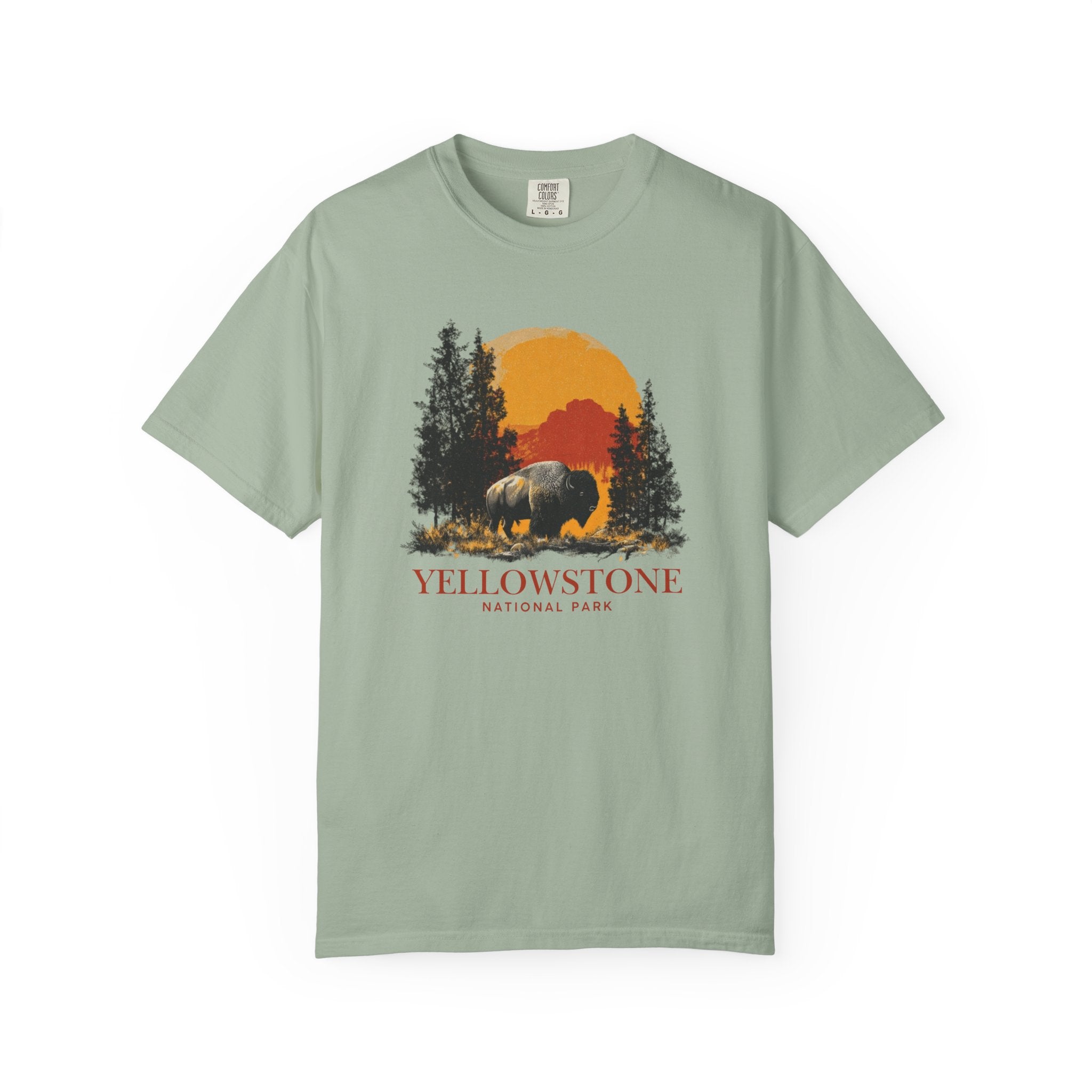 Yellowstone Bison Wildlife National Park Tee