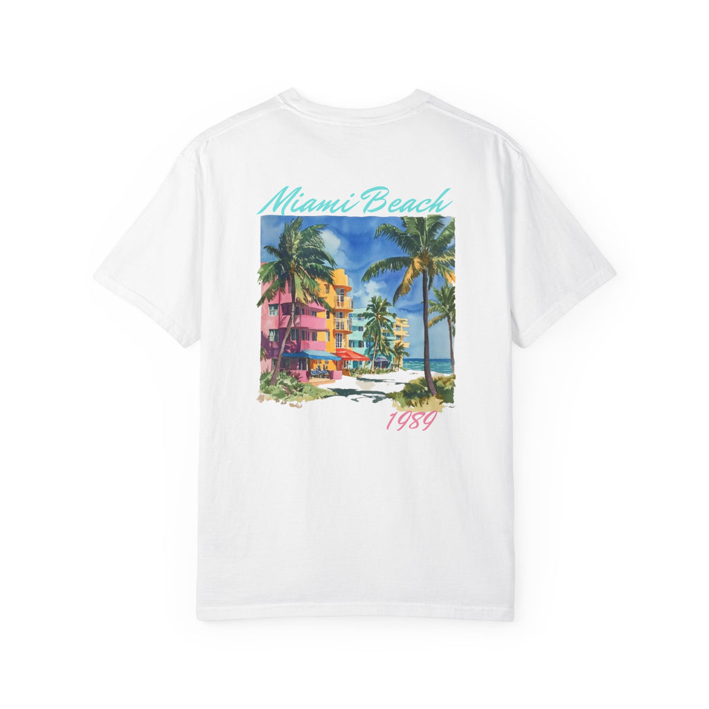 Miami Beach Art Deco 80s Retro Tee