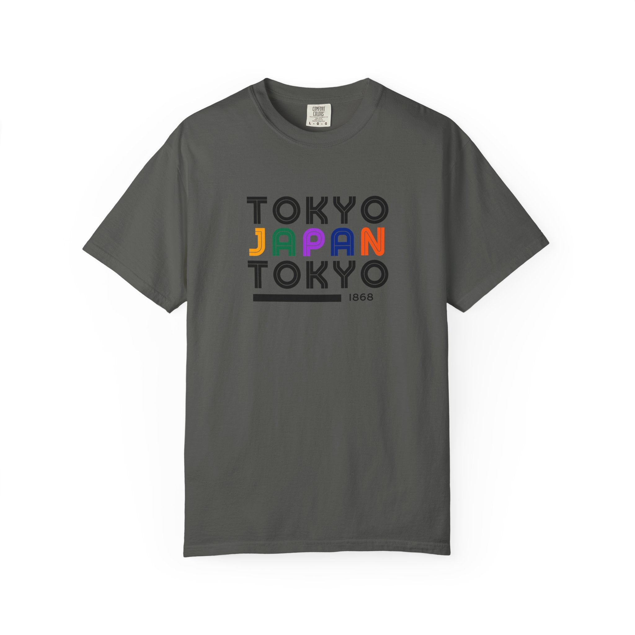 Tokyo Japan Bright Neon Colors Travel Tee