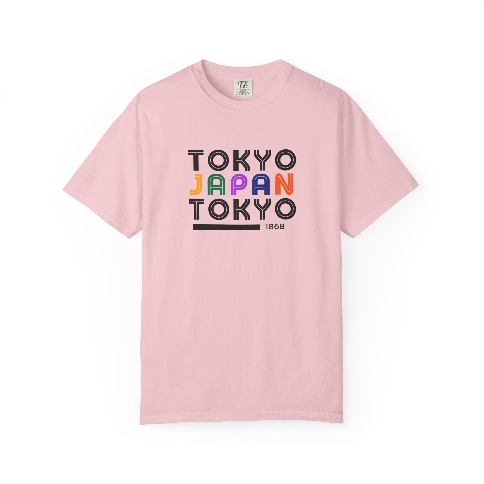 Tokyo Japan Bright Neon Colors Travel Tee