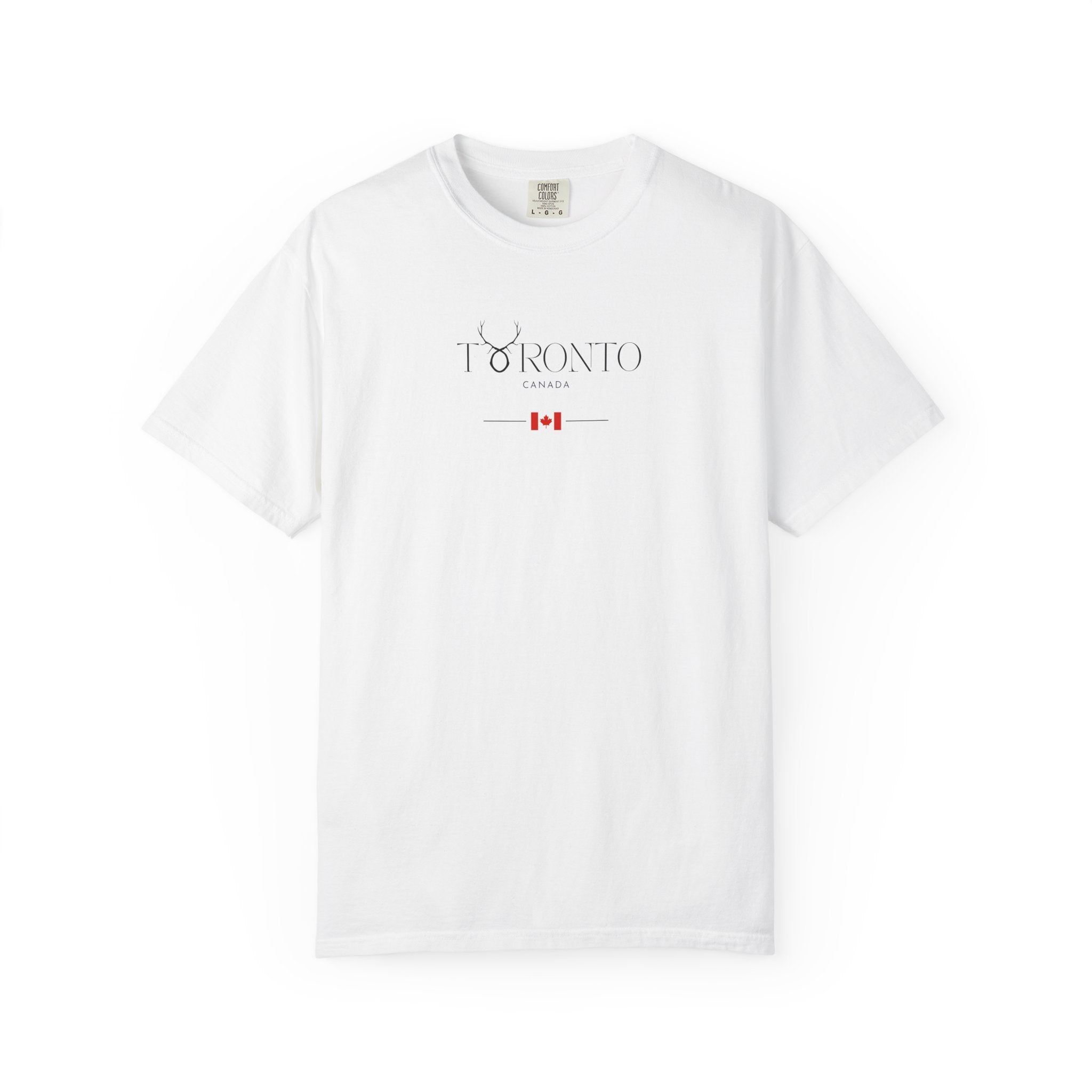Toronto Canada Antlers Maple Leaf Flag Tee