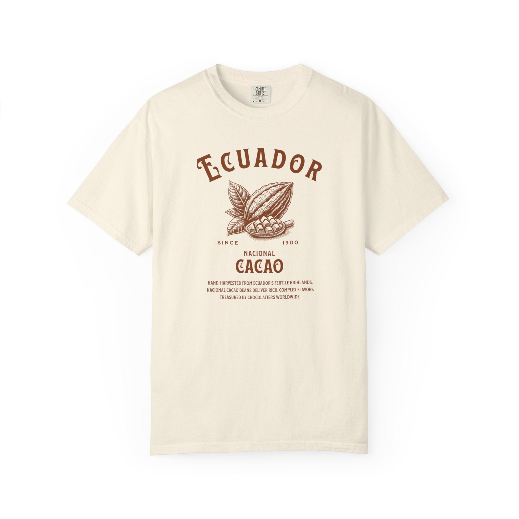 Ecuador Nacional Cacao Vintage Travel Tee