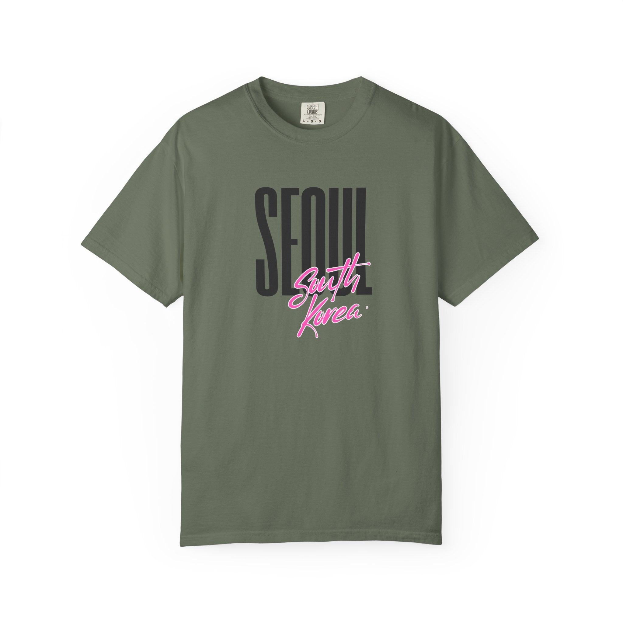 Seoul South Korea Bold Modern Typography Tee