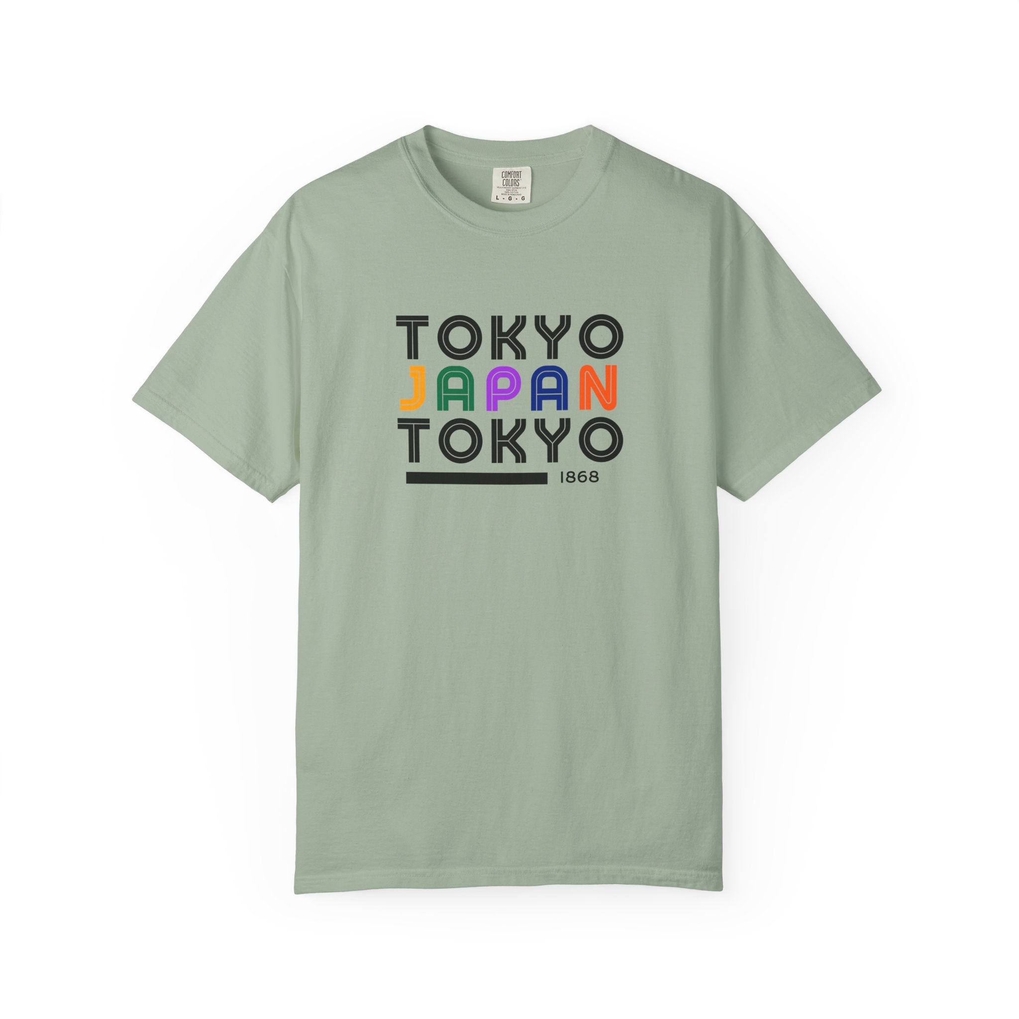 Tokyo Japan Bright Neon Colors Travel Tee