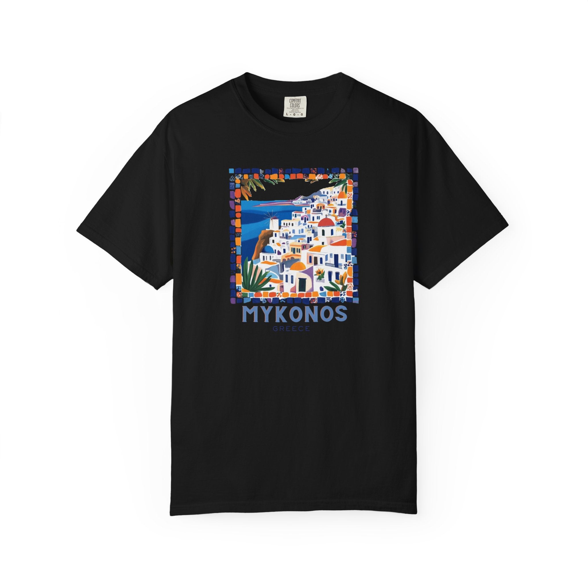 Mykonos Greece Windmills Island Travel Tee