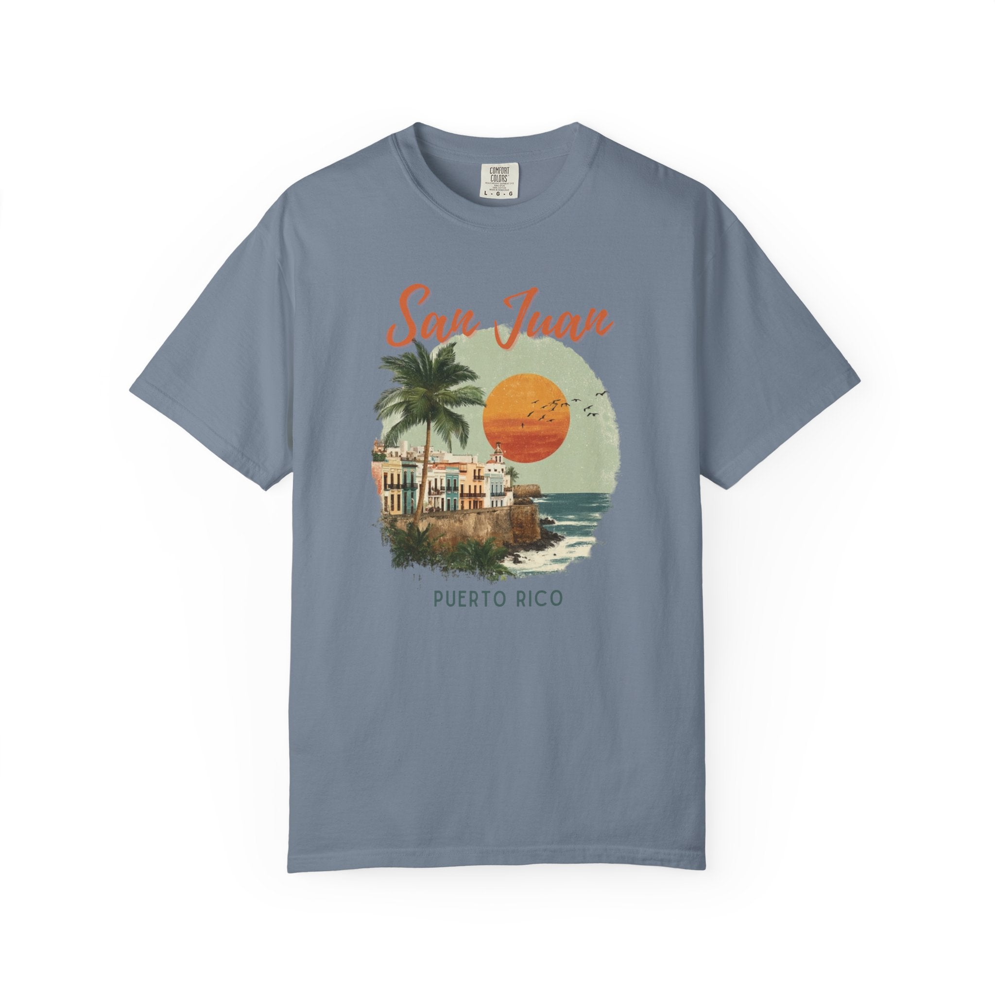 San Juan Puerto Rico Cliffside Beach Tee